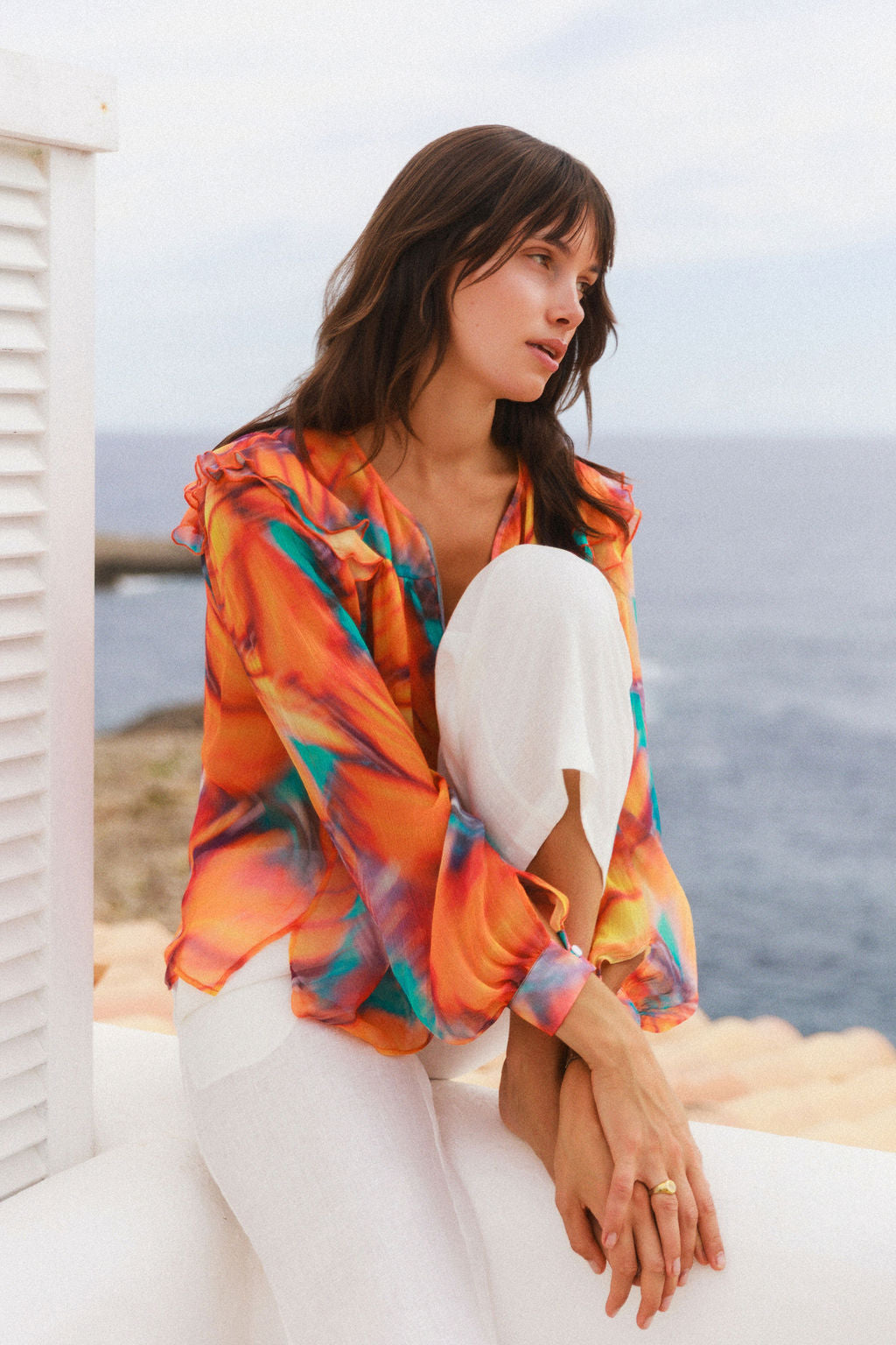 Catya Blouse - Monarch Haze