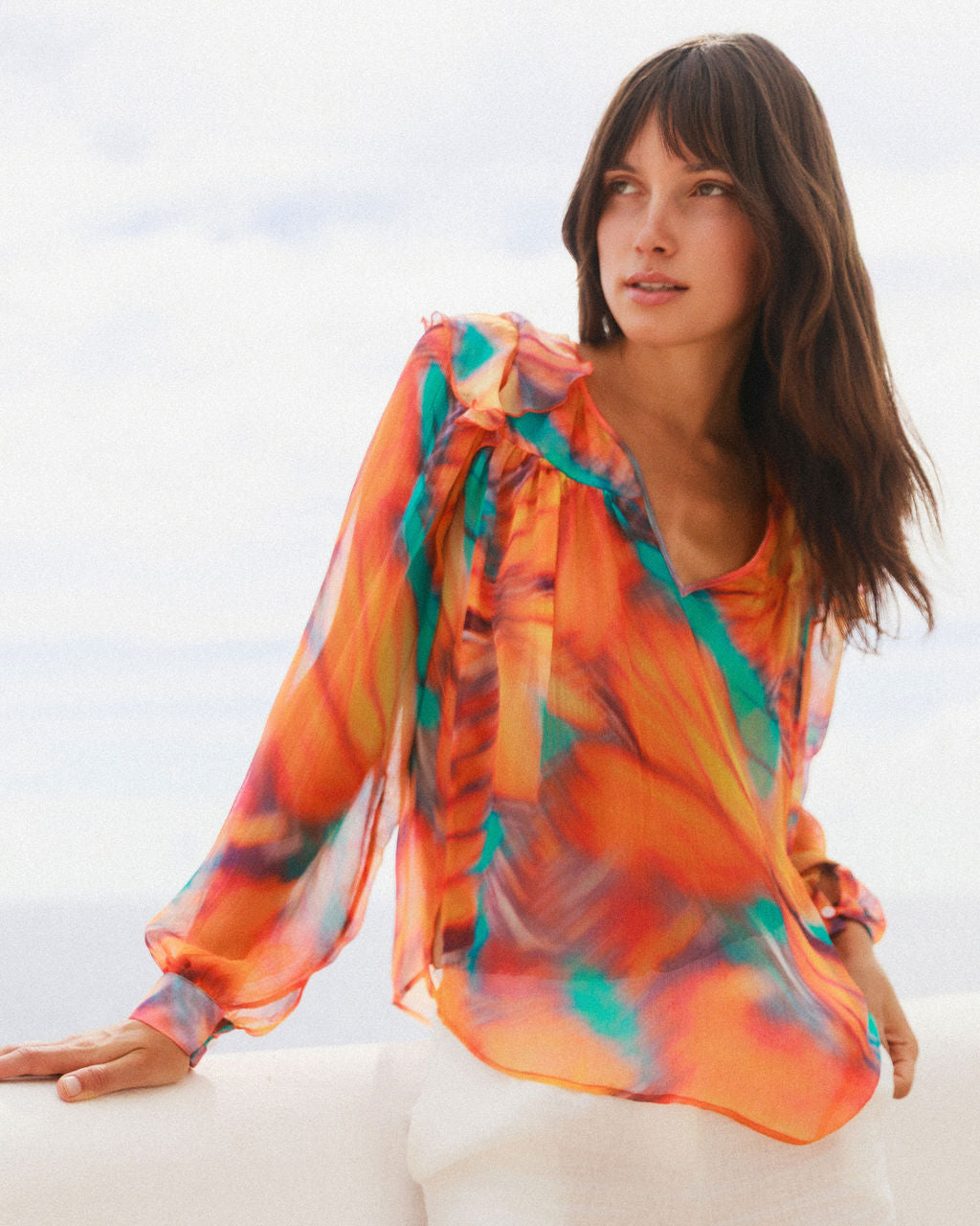 Catya Blouse - Monarch Haze