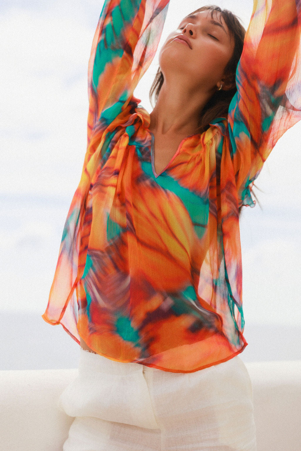 Catya Blouse - Monarch Haze