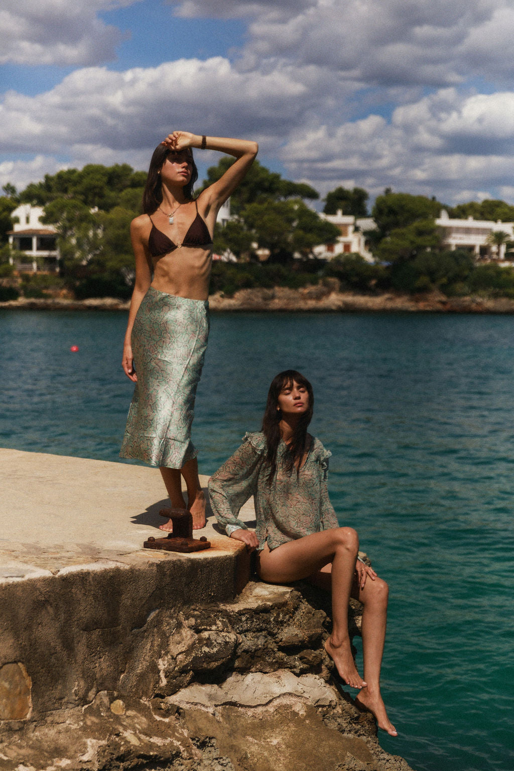 Catya Blouse - Island Snake