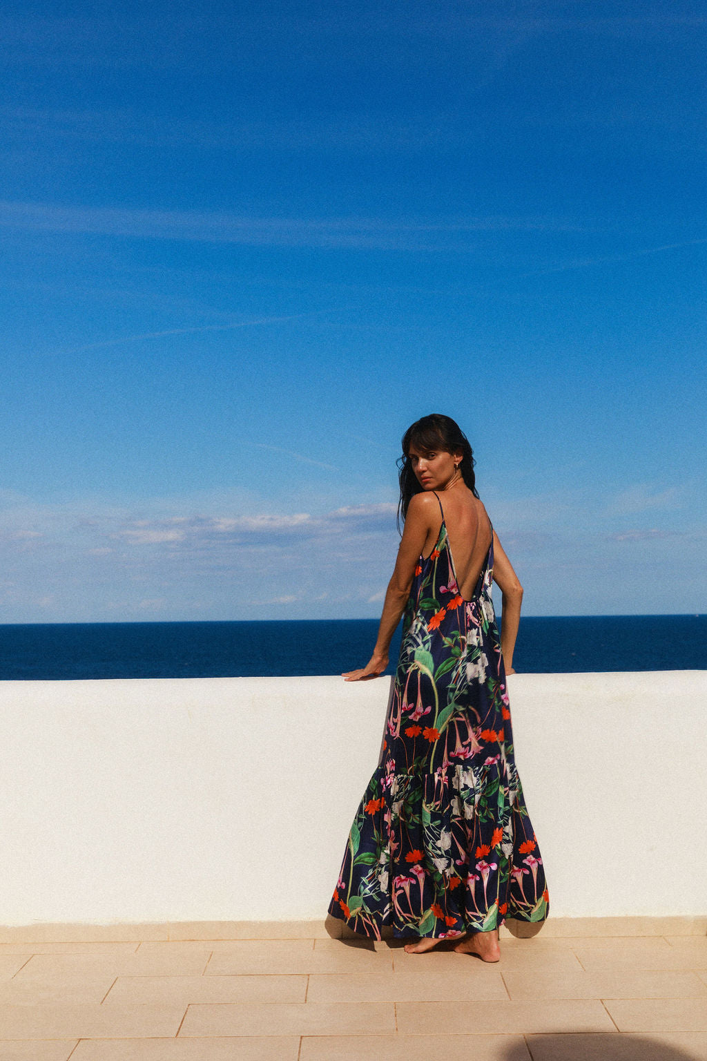 Symi Dress - Midnight Bloom