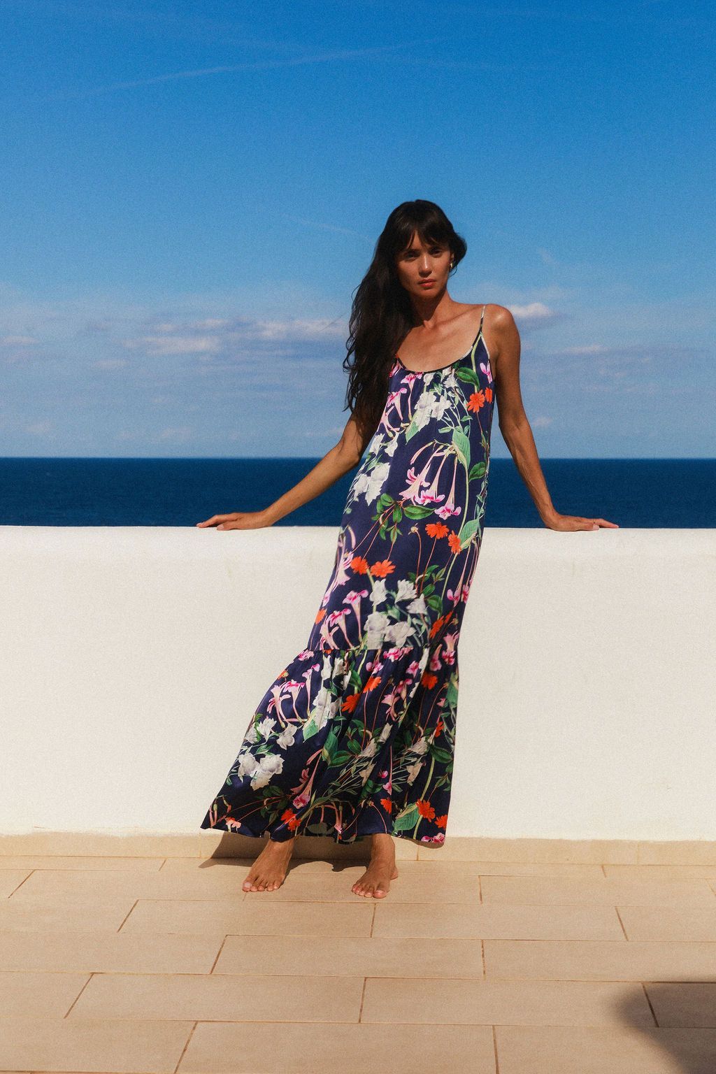 Symi Dress - Midnight Bloom