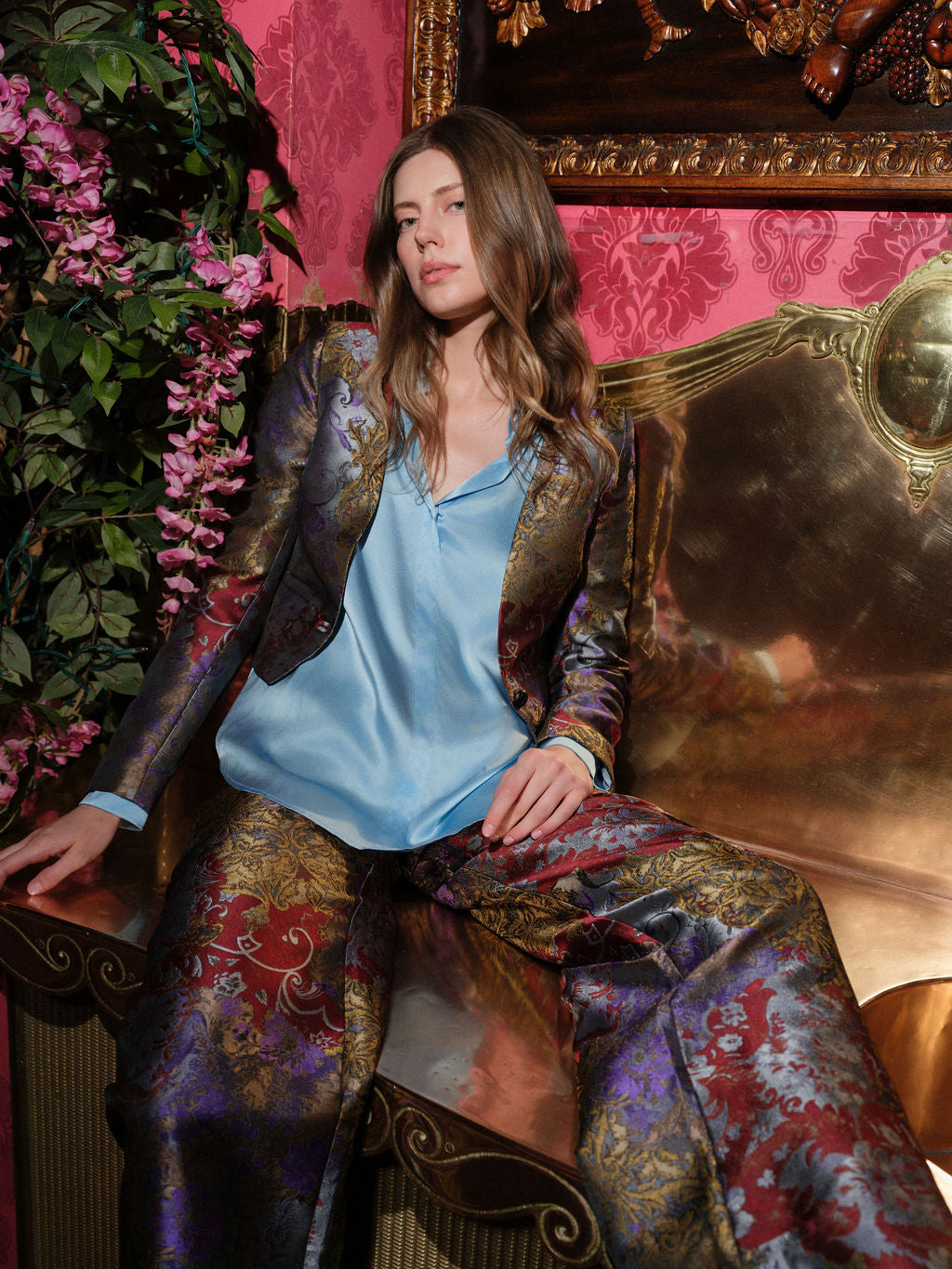Izzy Cropped Jacket - Paisley Patchwork