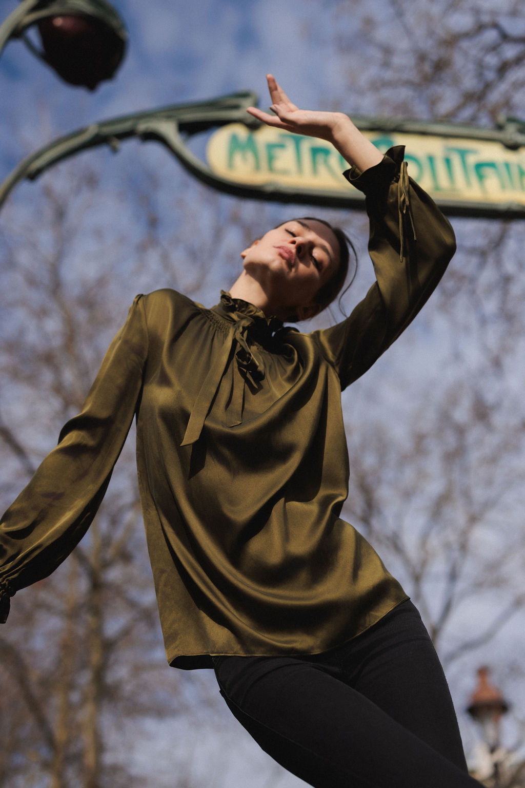 Keira Blouse - Army Green