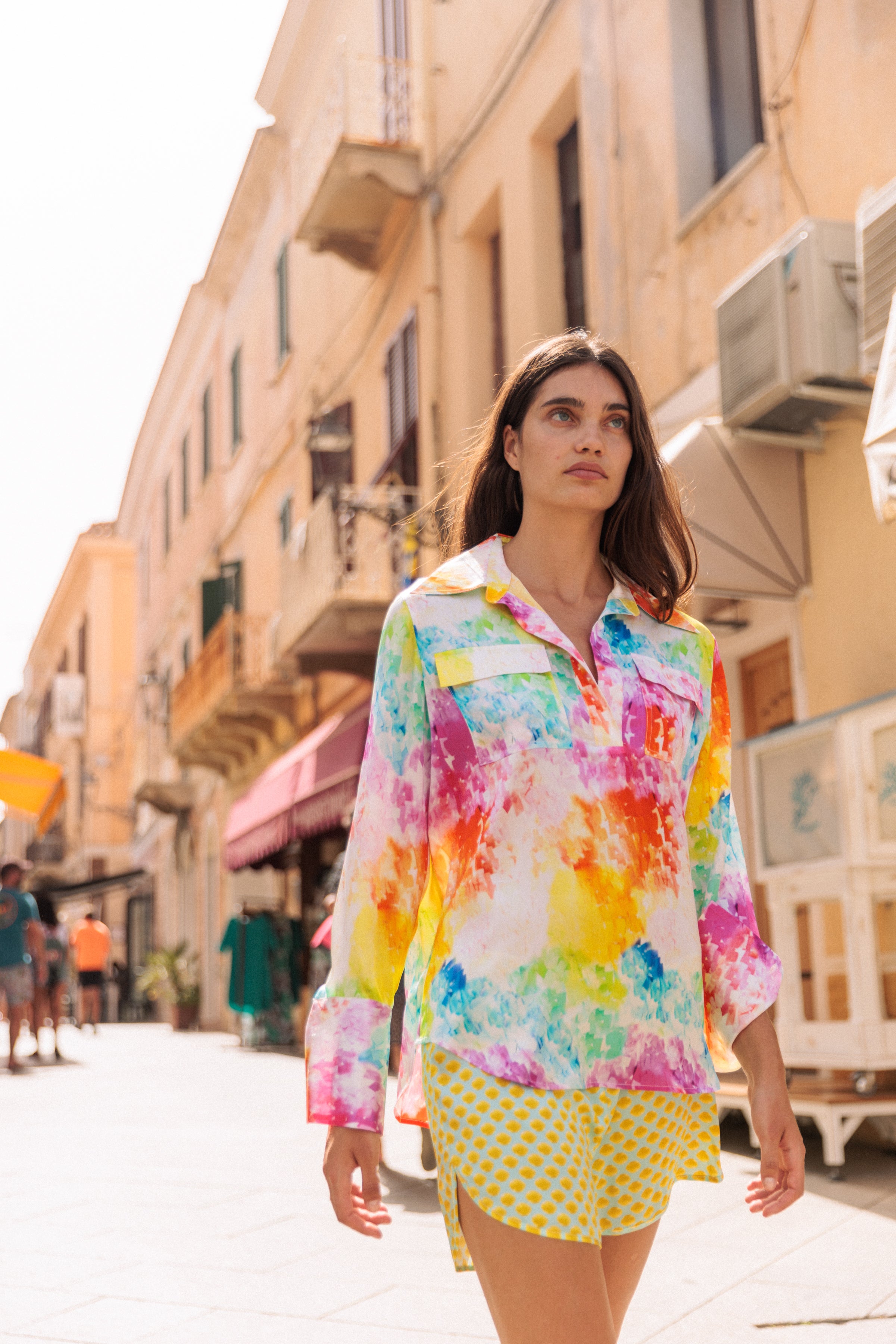 Kaia Blouse - Rainbow Moodboard