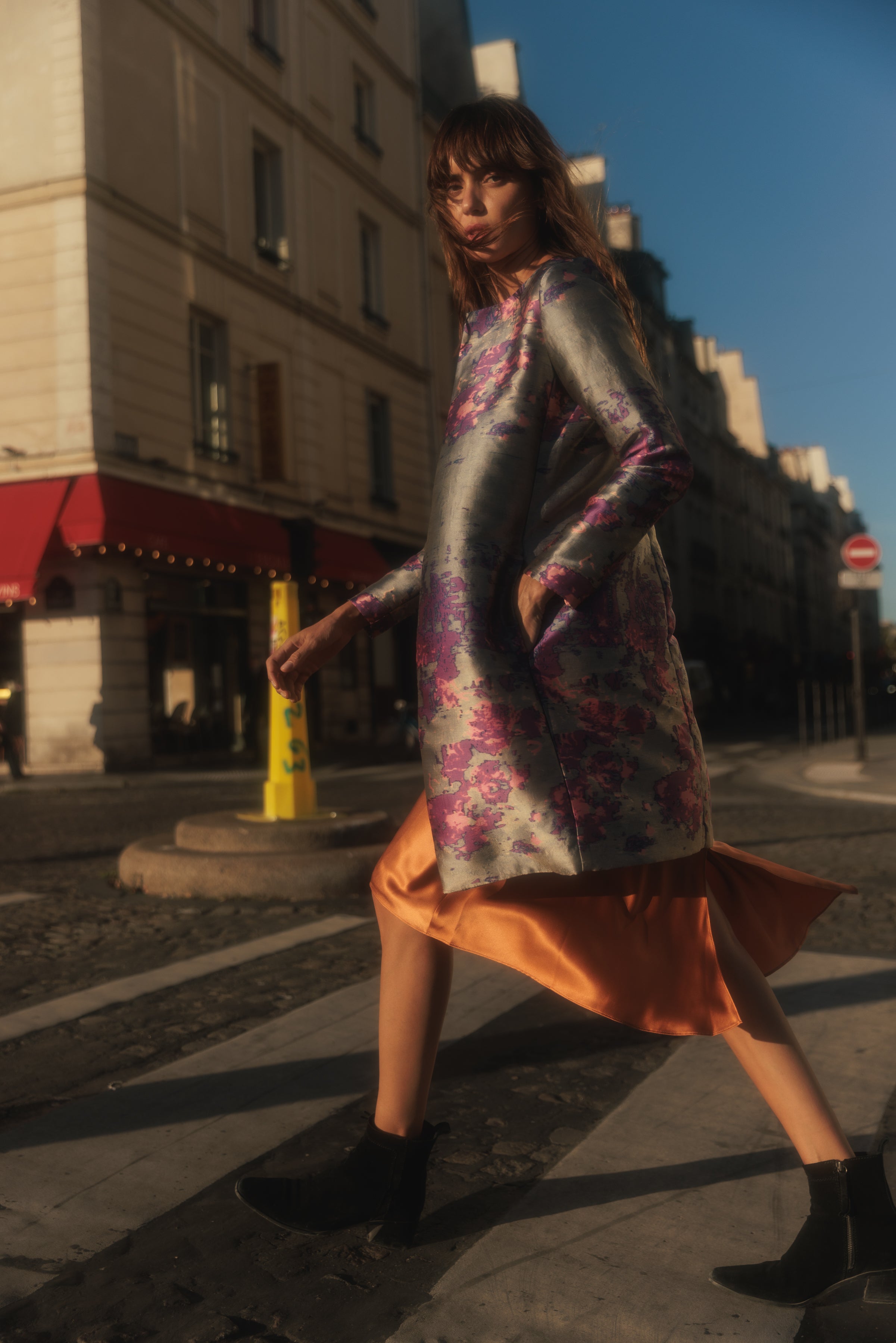 Margot Car Coat - Quartz | CG DESIGN, LLC..