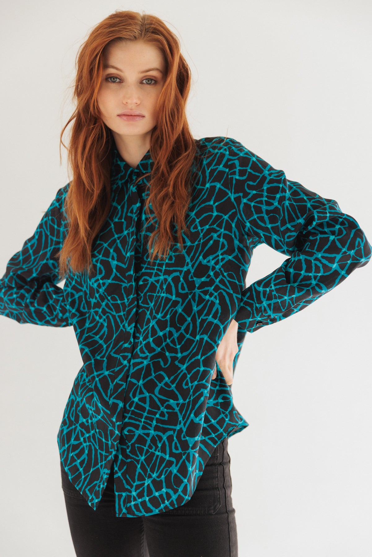 Sophie Blouse - Blue Constellation