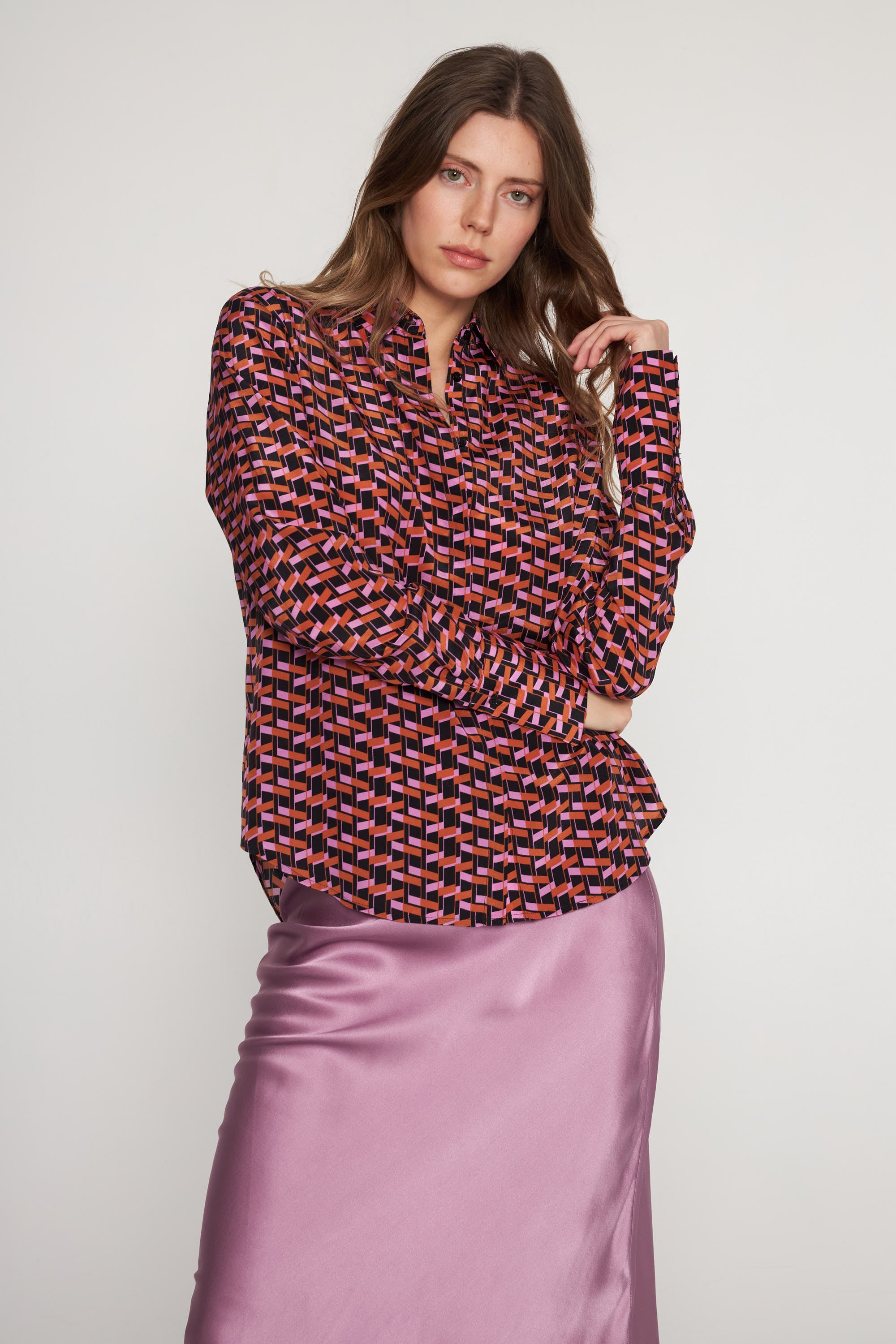 Sophie Blouse - Retro Geo