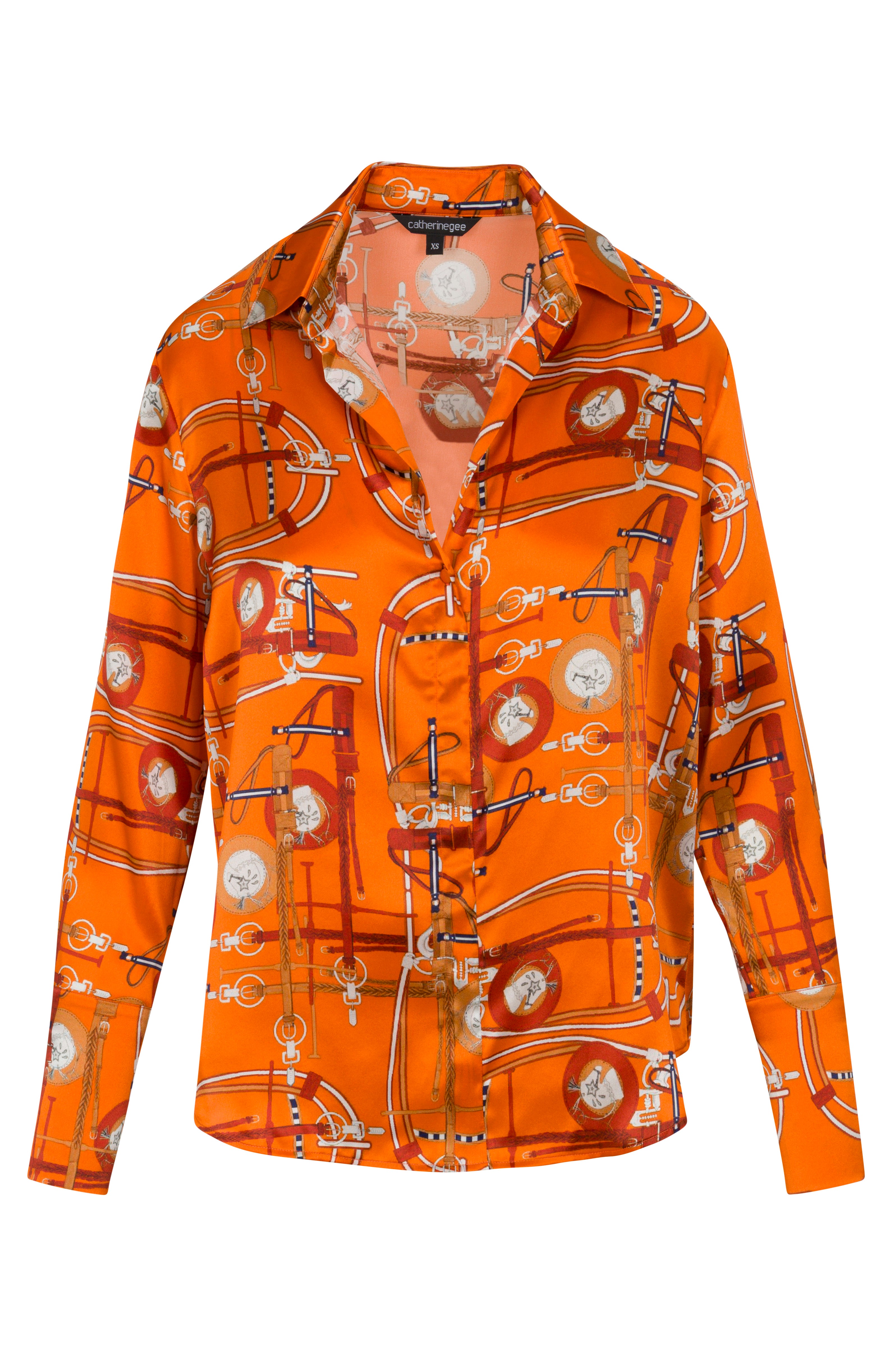 Daria French Cuff Silk Blouse - Monserrat