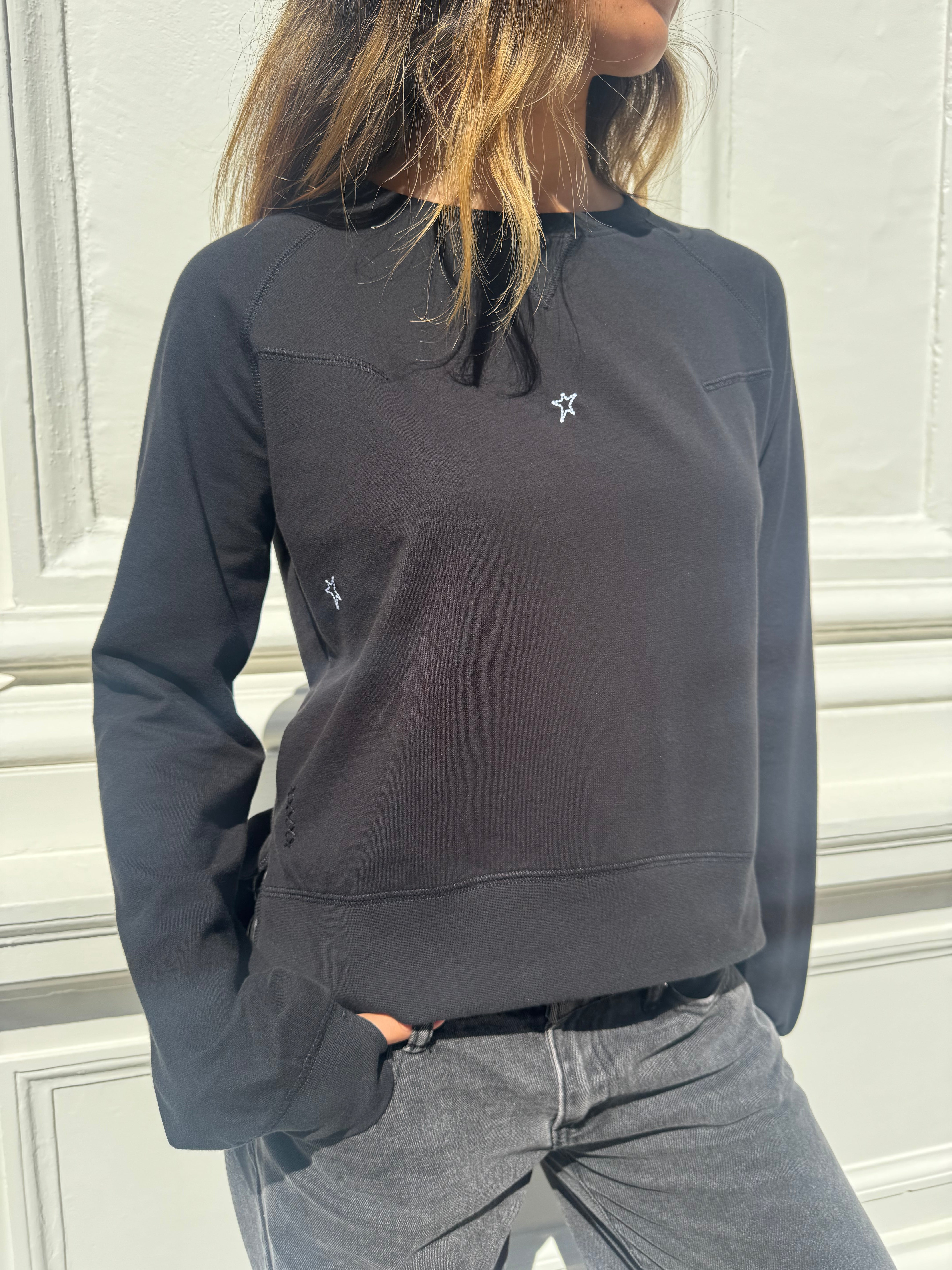 Embroidered Sweatshirt - Star