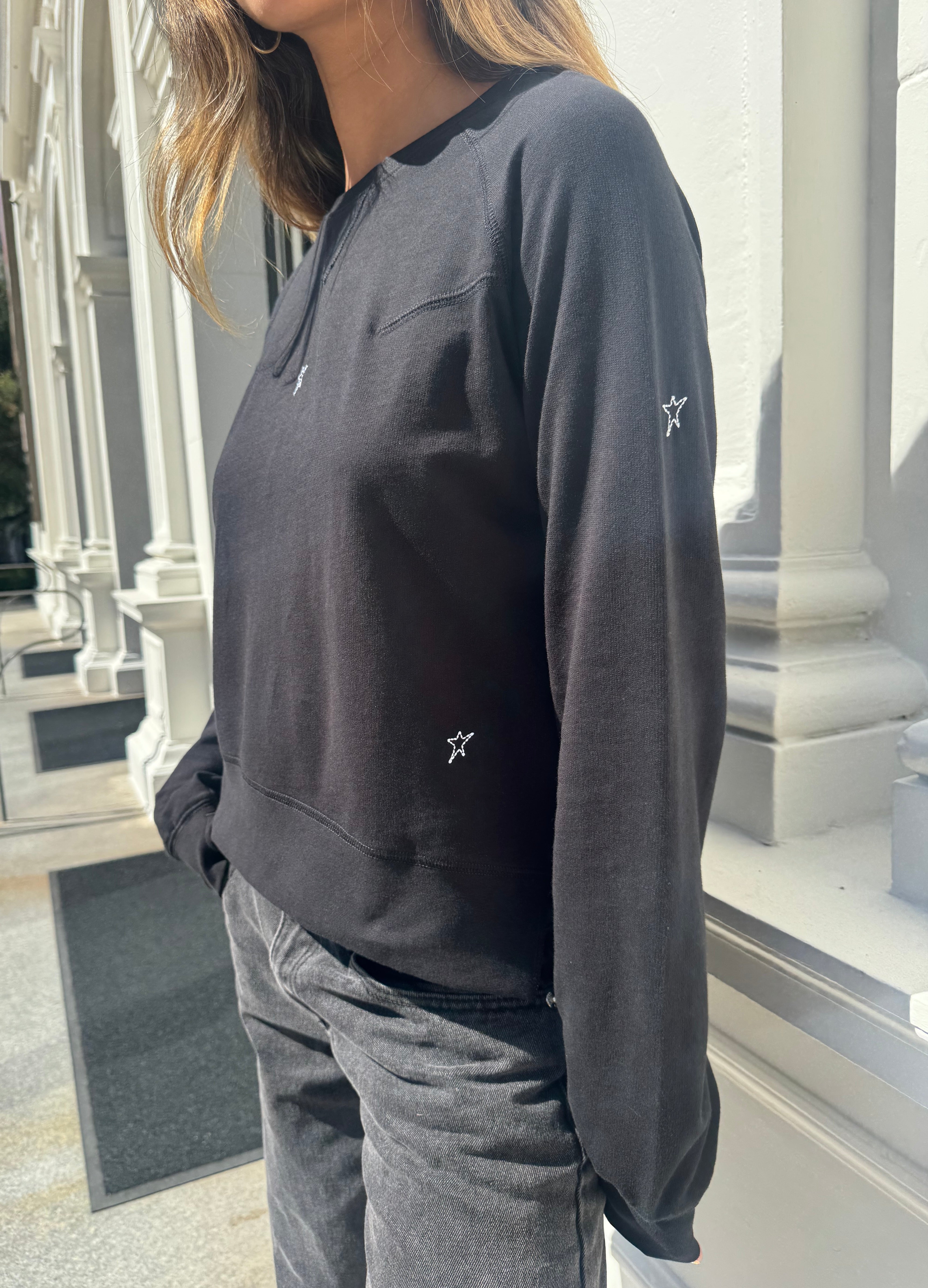 Embroidered Sweatshirt - Star