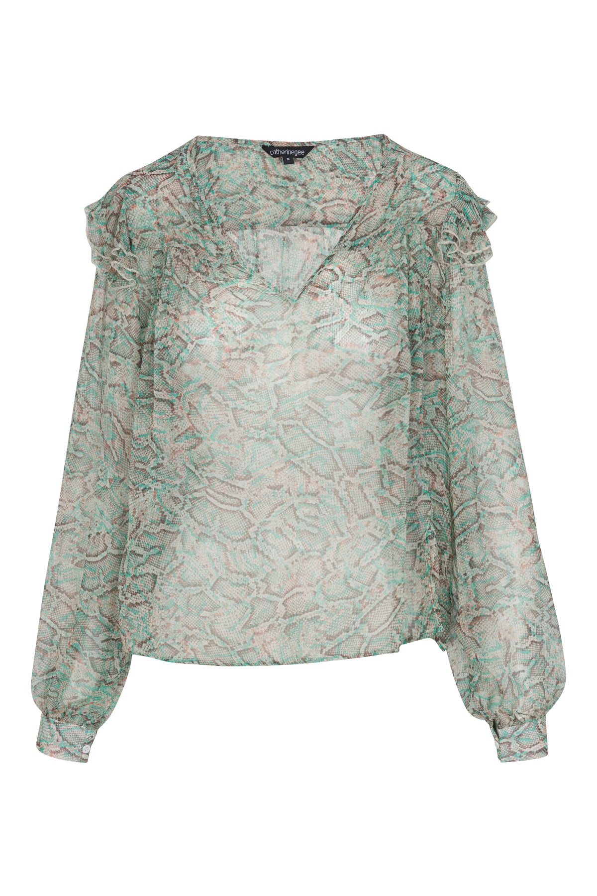 Catya Blouse - Island Snake