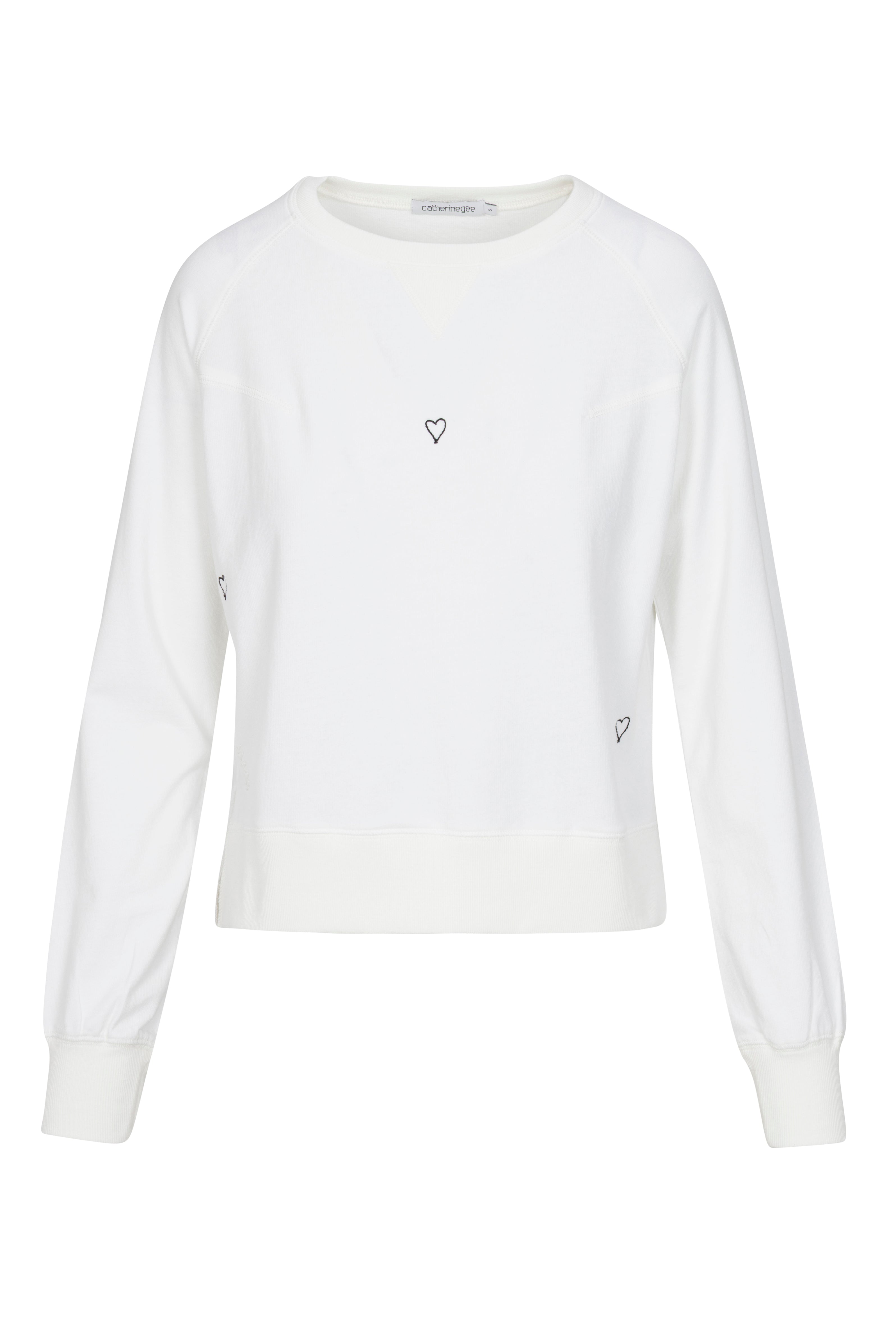 Embroidered Sweatshirt - Heart