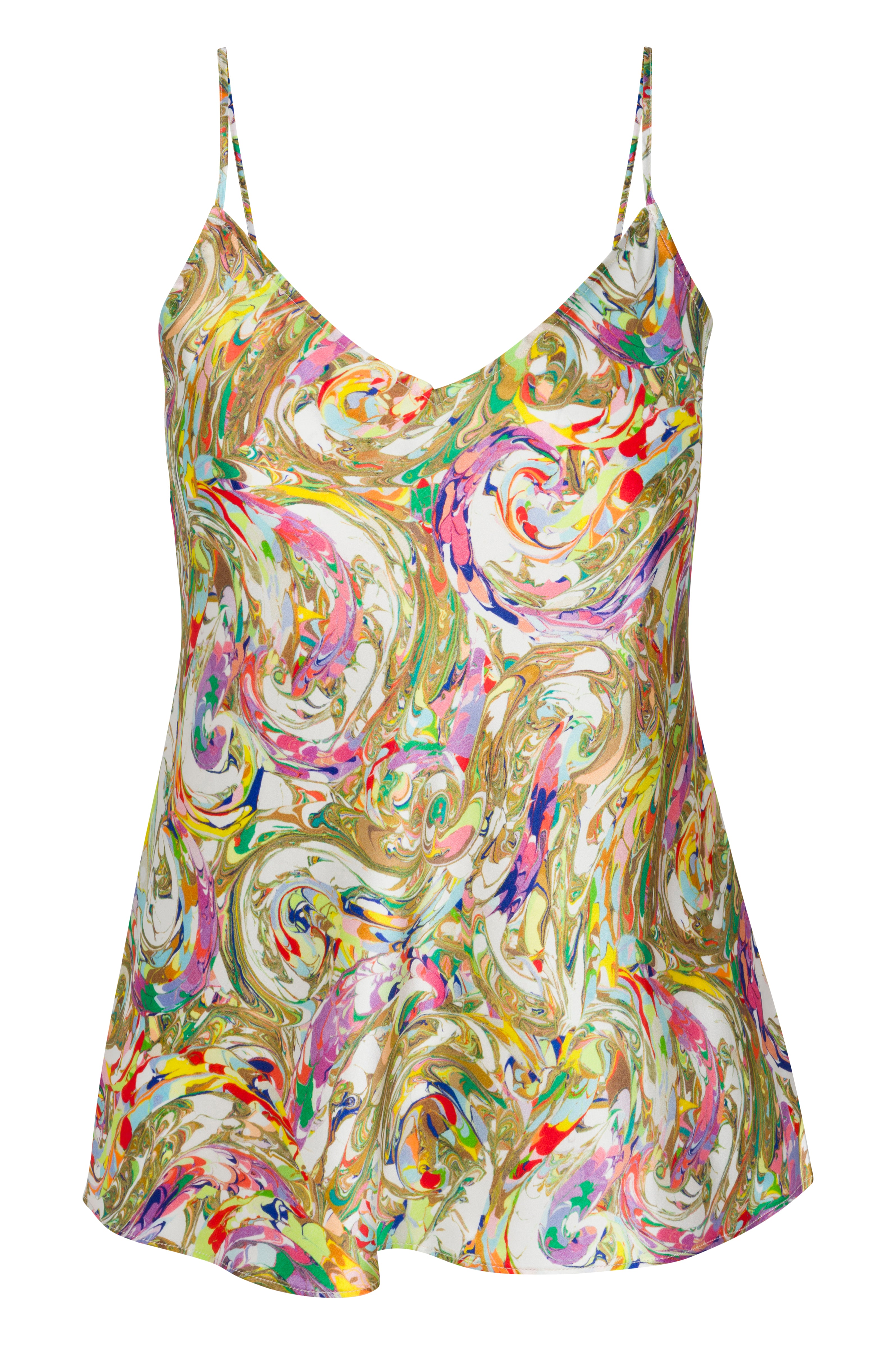 Basic Cami - Paint Swirl
