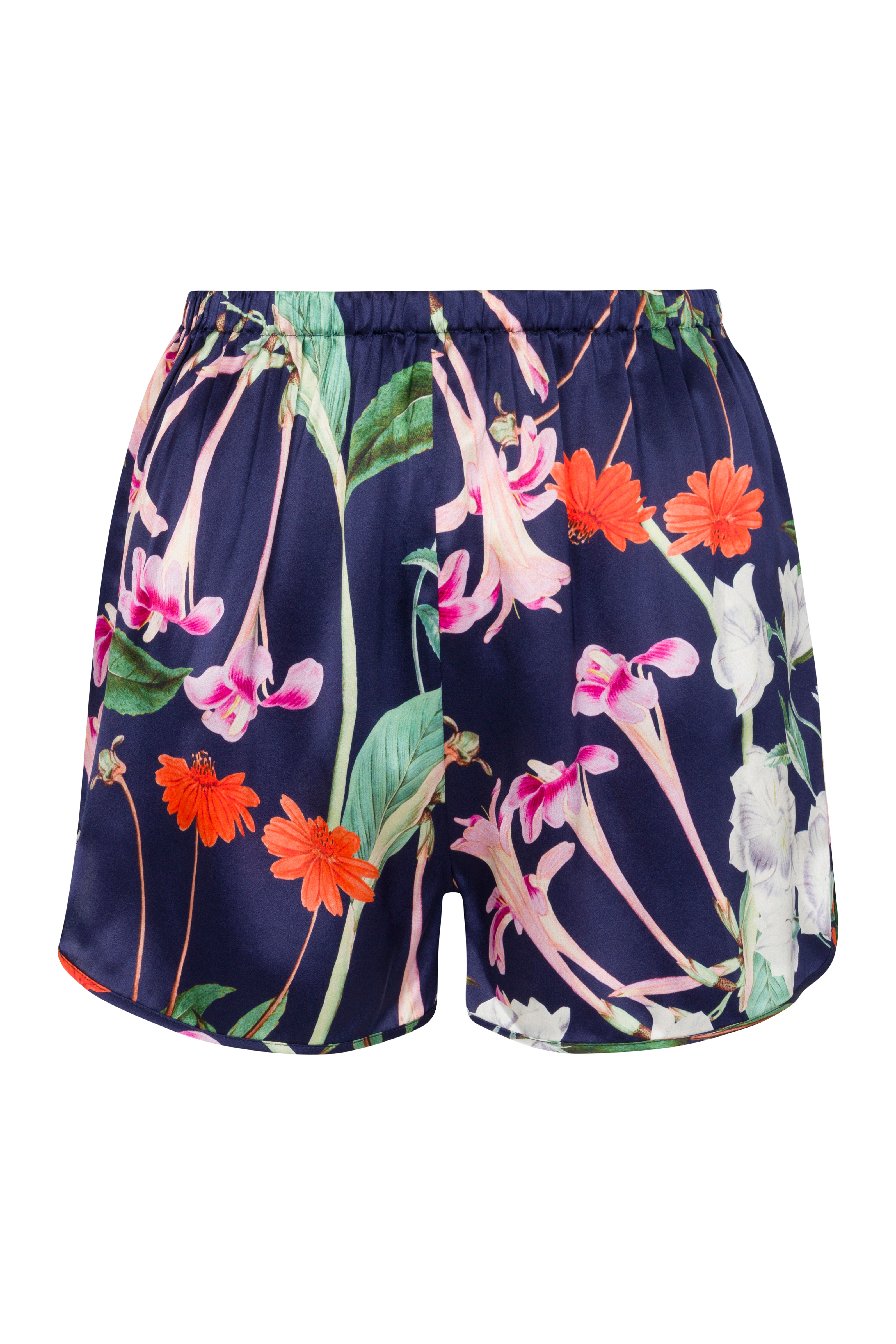 Silk Short - Midnight Bloom
