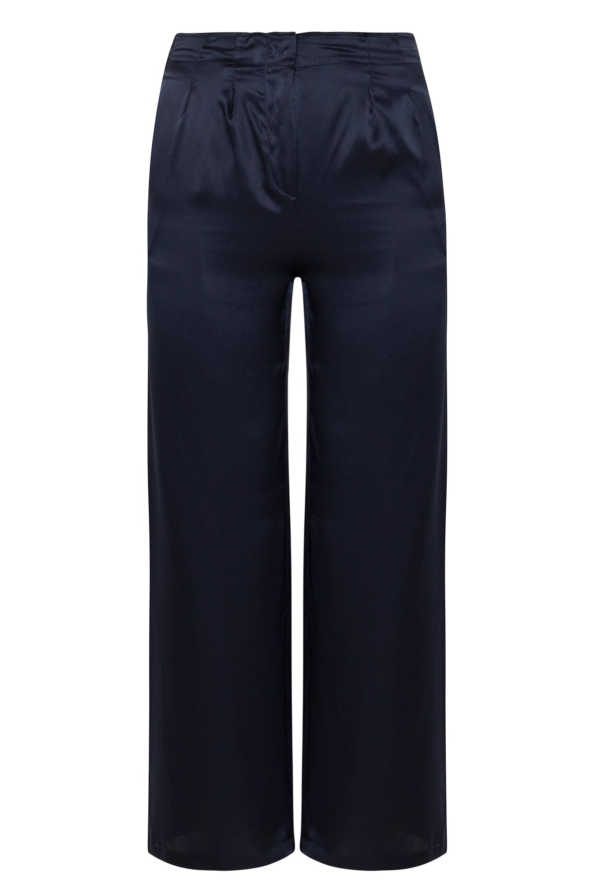 Scarlett Silk Pant - Midnight Navy