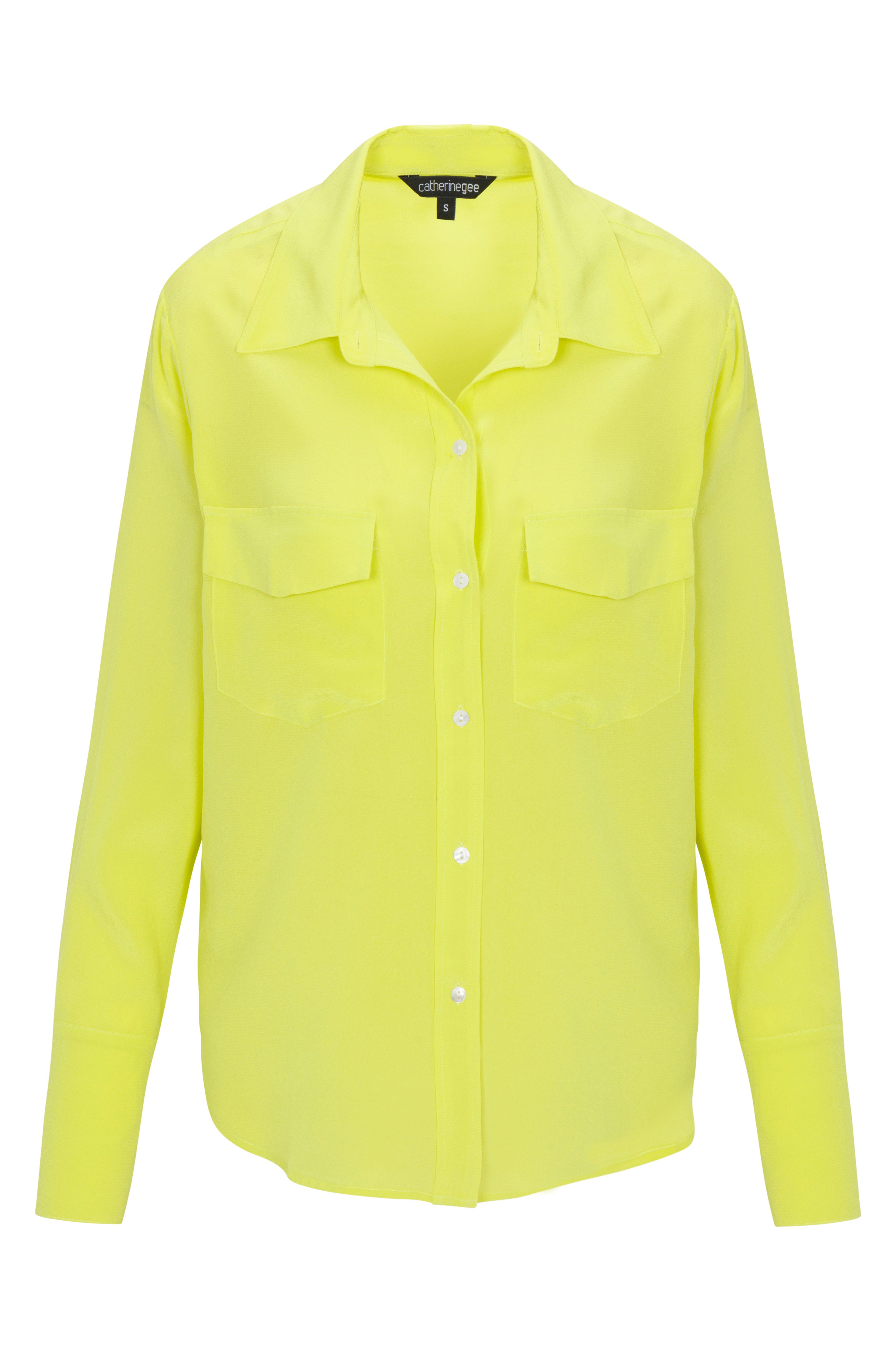Kaia Button Down Blouse - Tennis