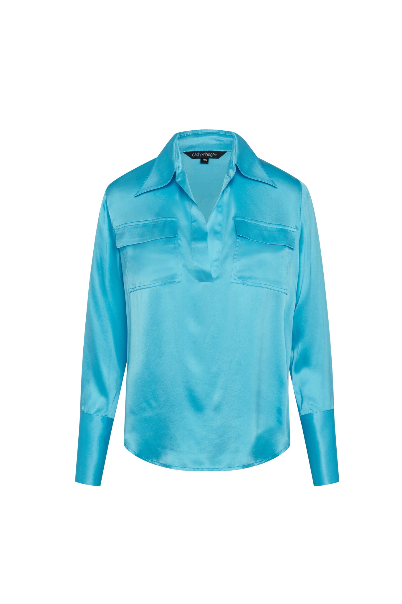 Kaia Blouse - Fiji Blue