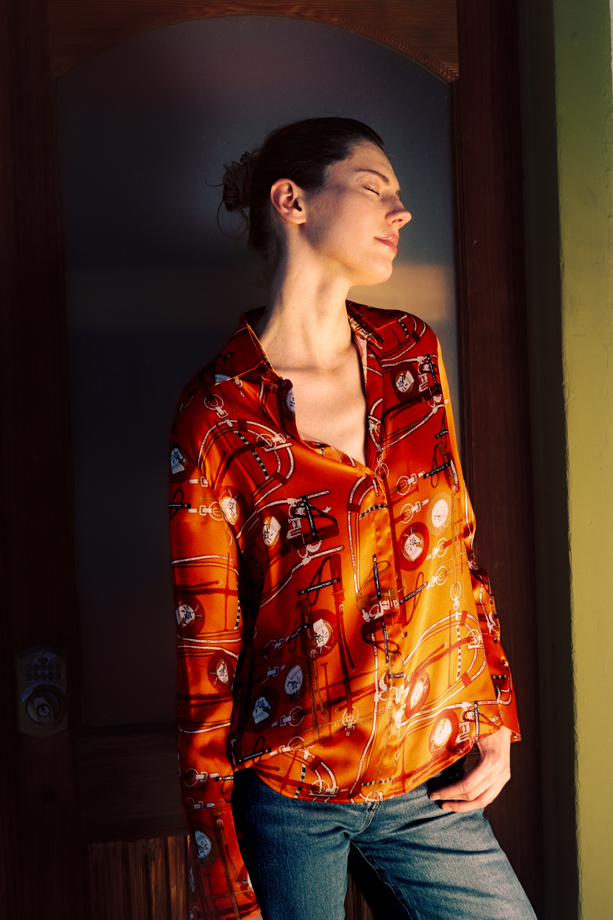 Daria French Cuff Silk Blouse - Monserrat