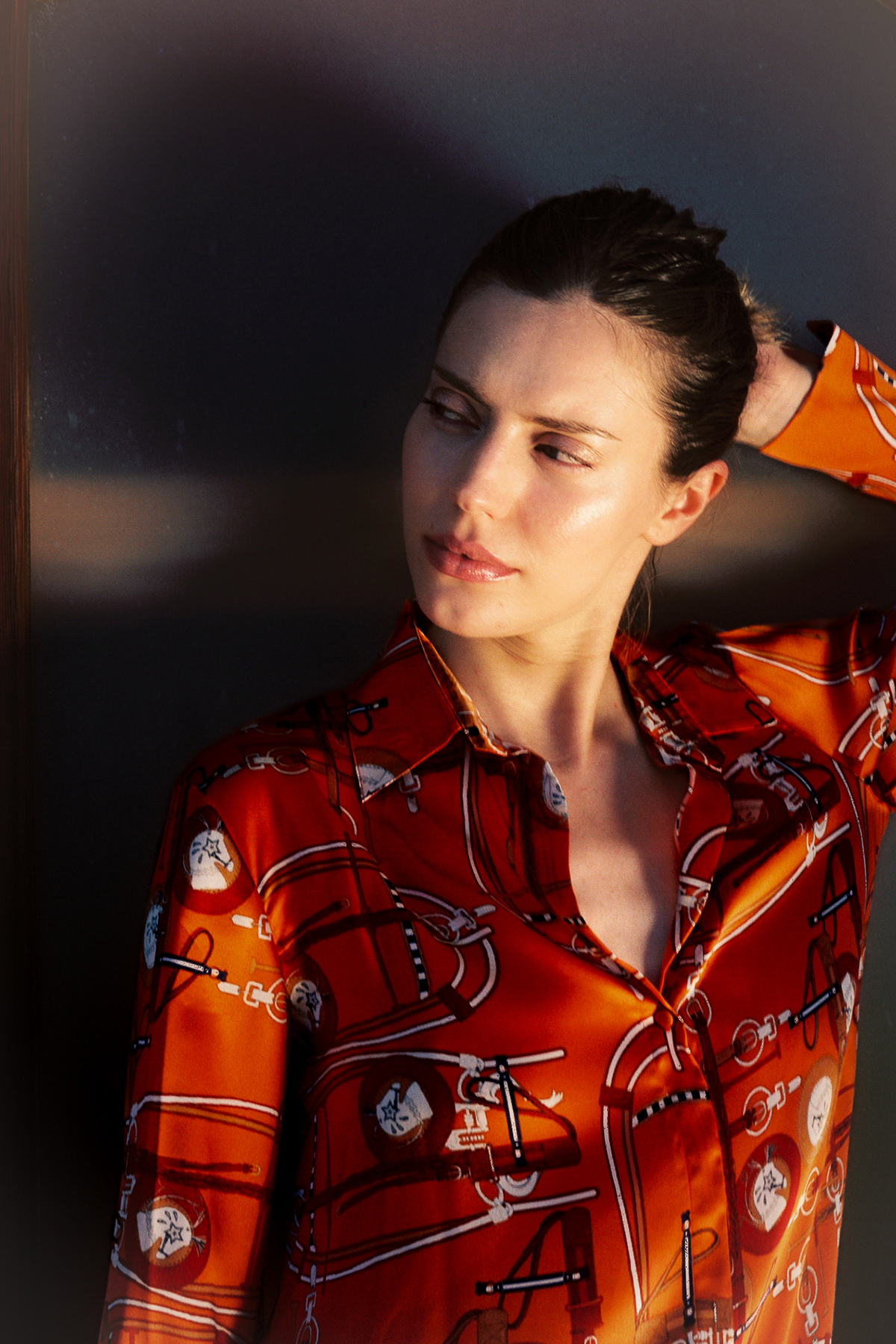 Daria French Cuff Silk Blouse - Monserrat