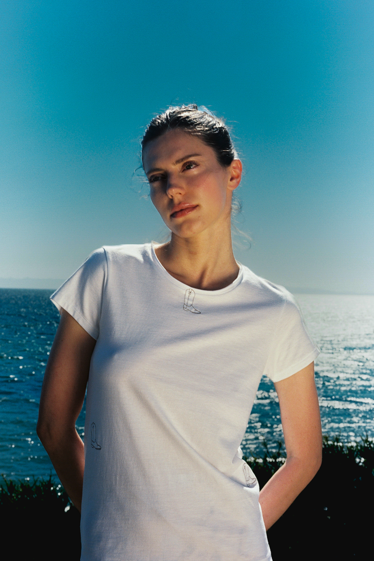 Embroidered Cotton T-Shirt - Boot