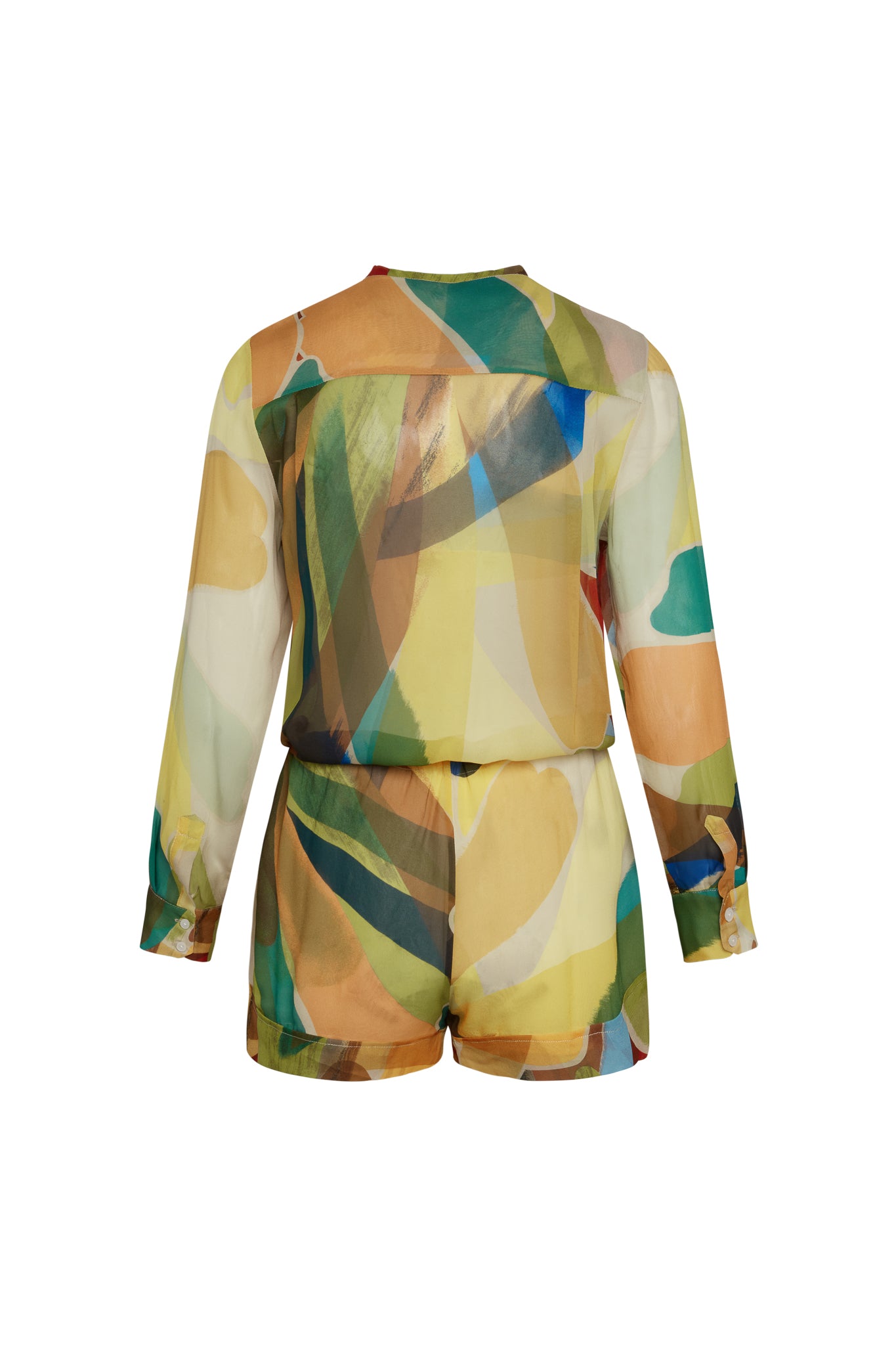 Short Jumpsuit - Stella Print