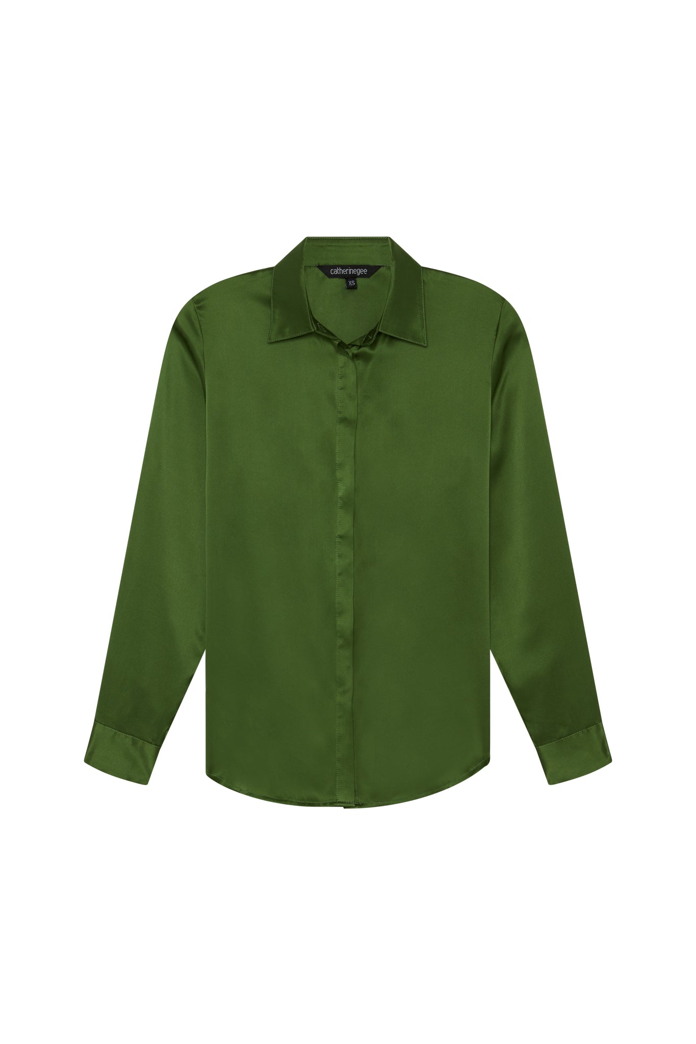 green emerald velvet dress Mini Sophia Dress in Green Satin – Ivy City Co main image 0