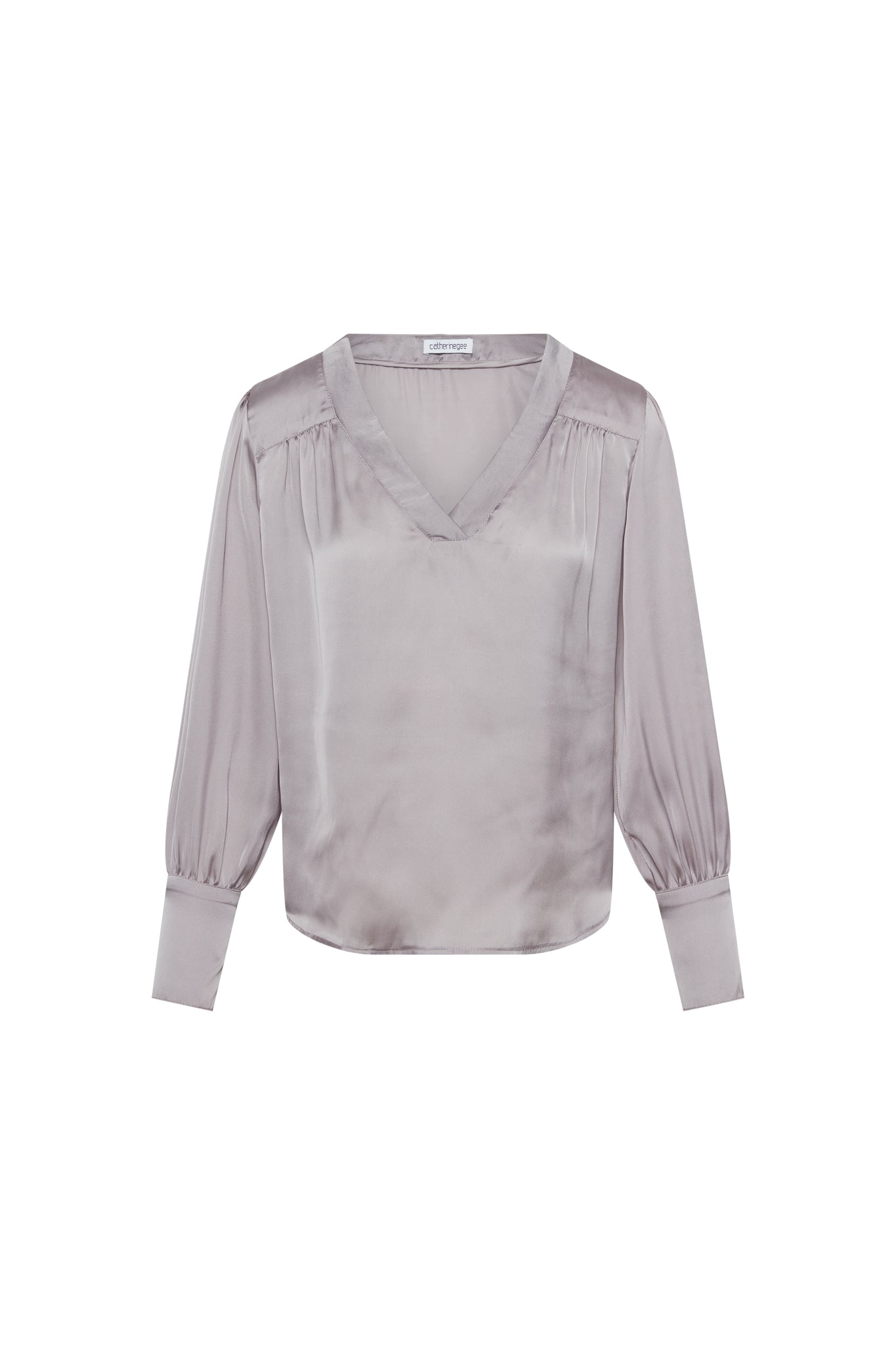 Zaria Blouse - Silver Lavender