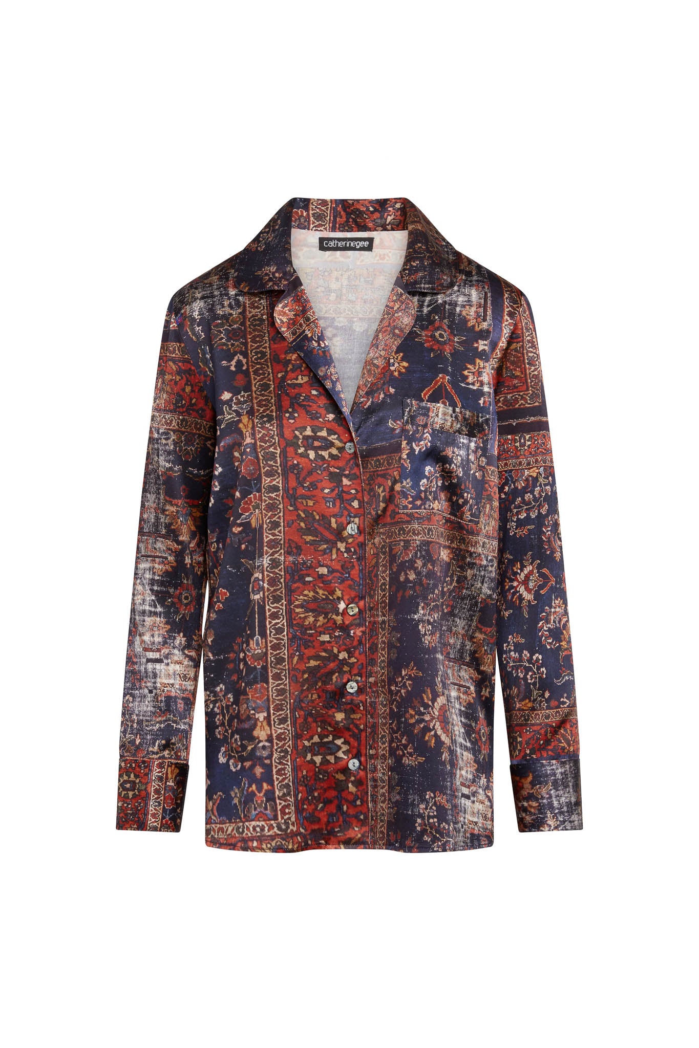 Parisa Silk Blouse - Tapestry | CG DESIGN, LLC..