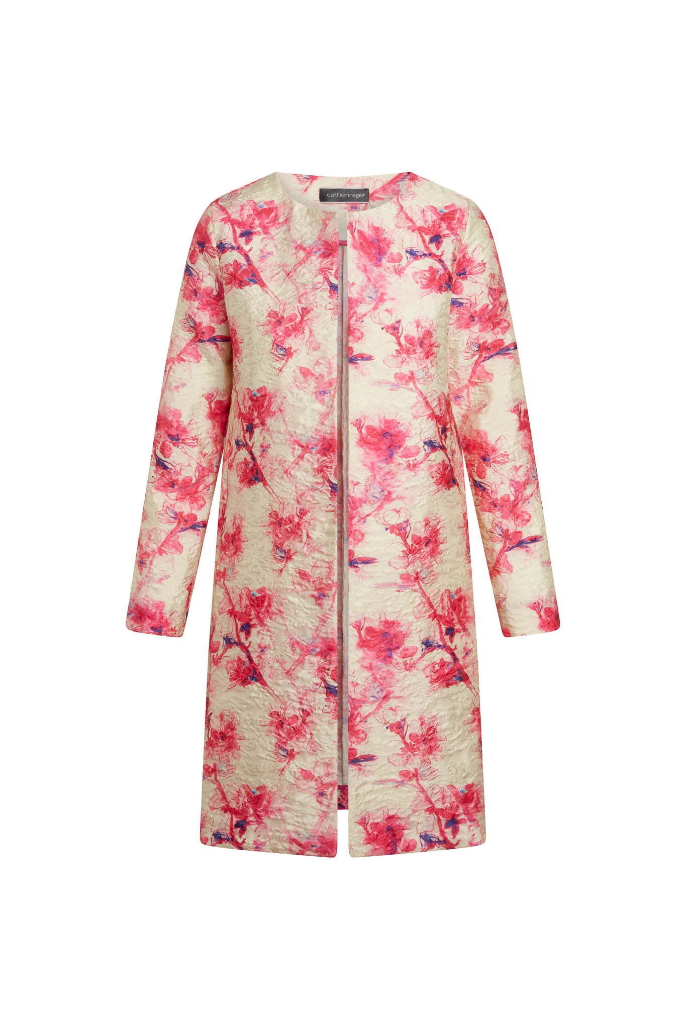 Margot Car Coat - Cherry Blossom | CG DESIGN, LLC..