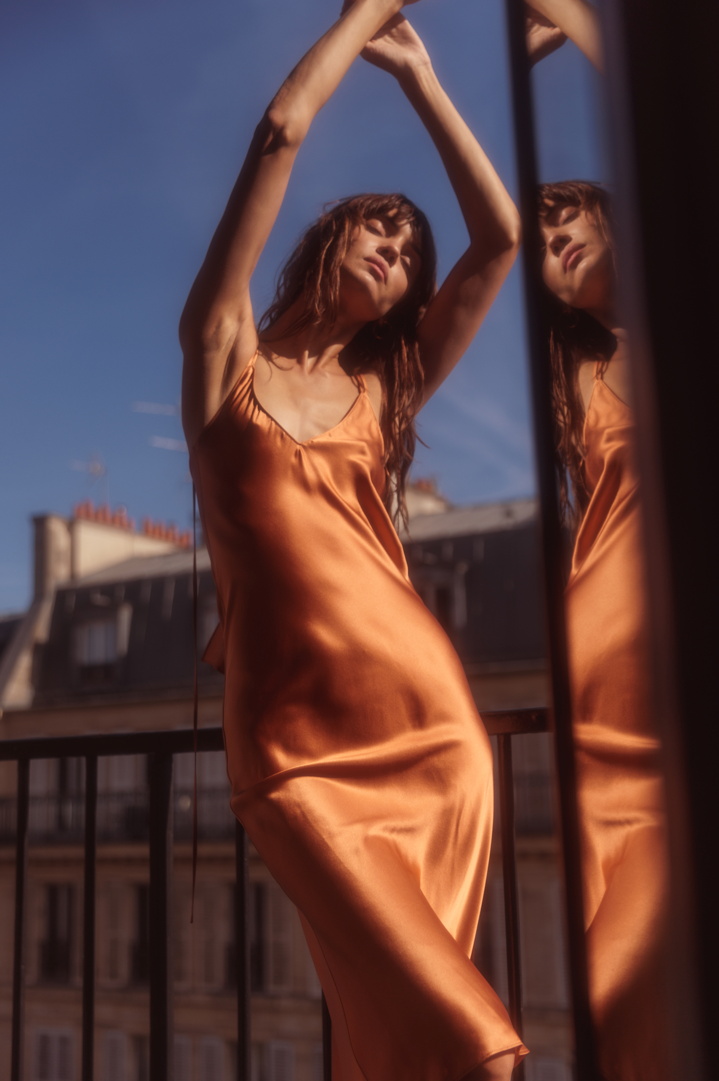 Emma Slip Dress - Bronze XS Emma Slip Dress - Bronze XS