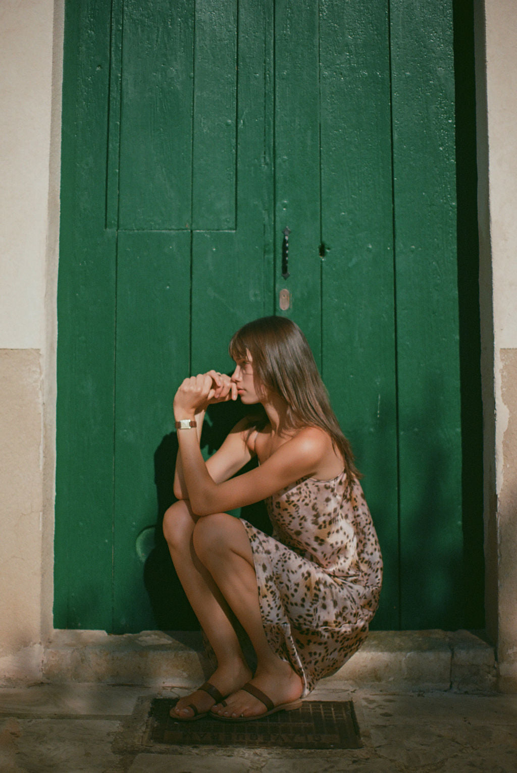 Basic Cami - Blush Leopard