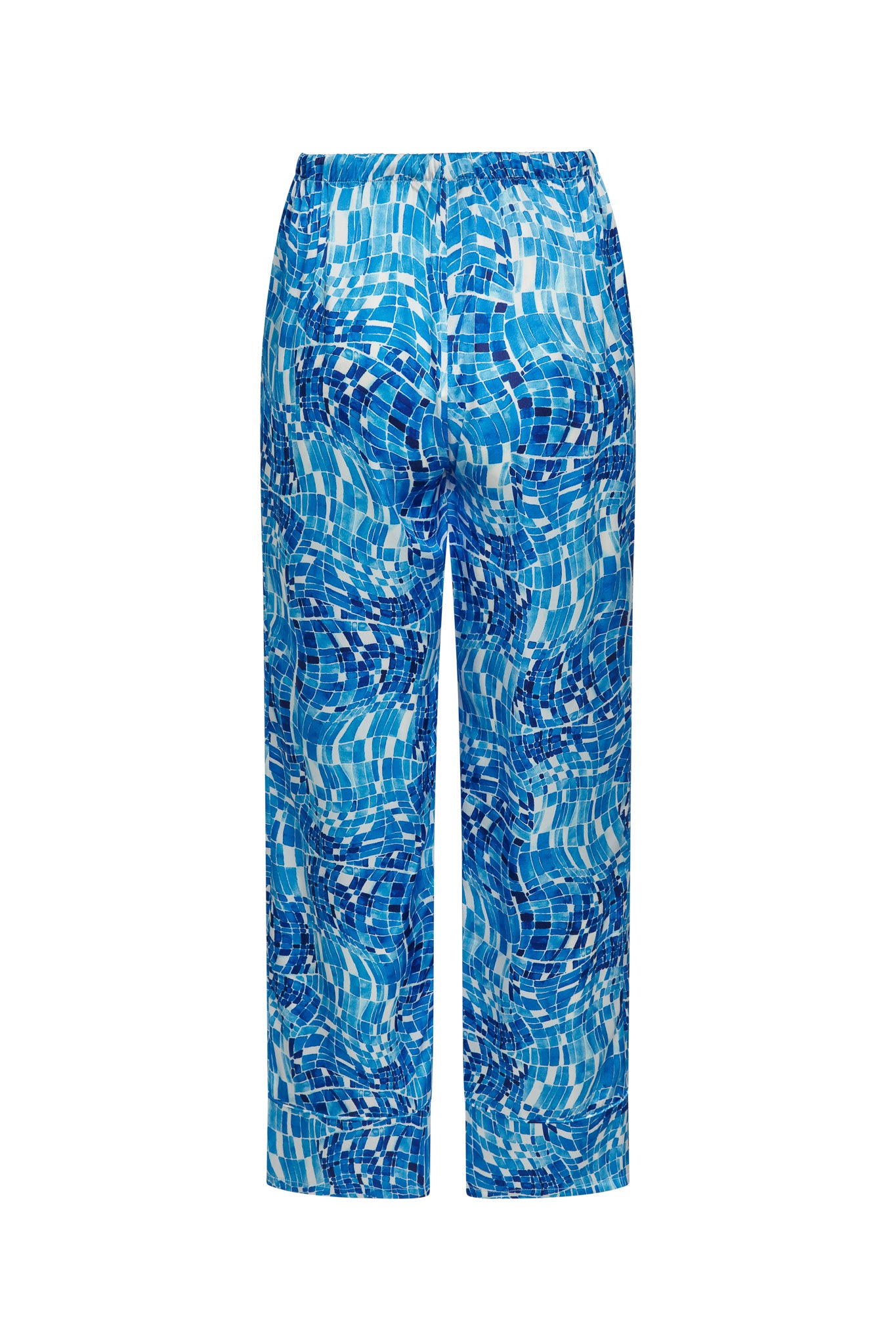 Parisa Silk Pant - Pool Mosaic