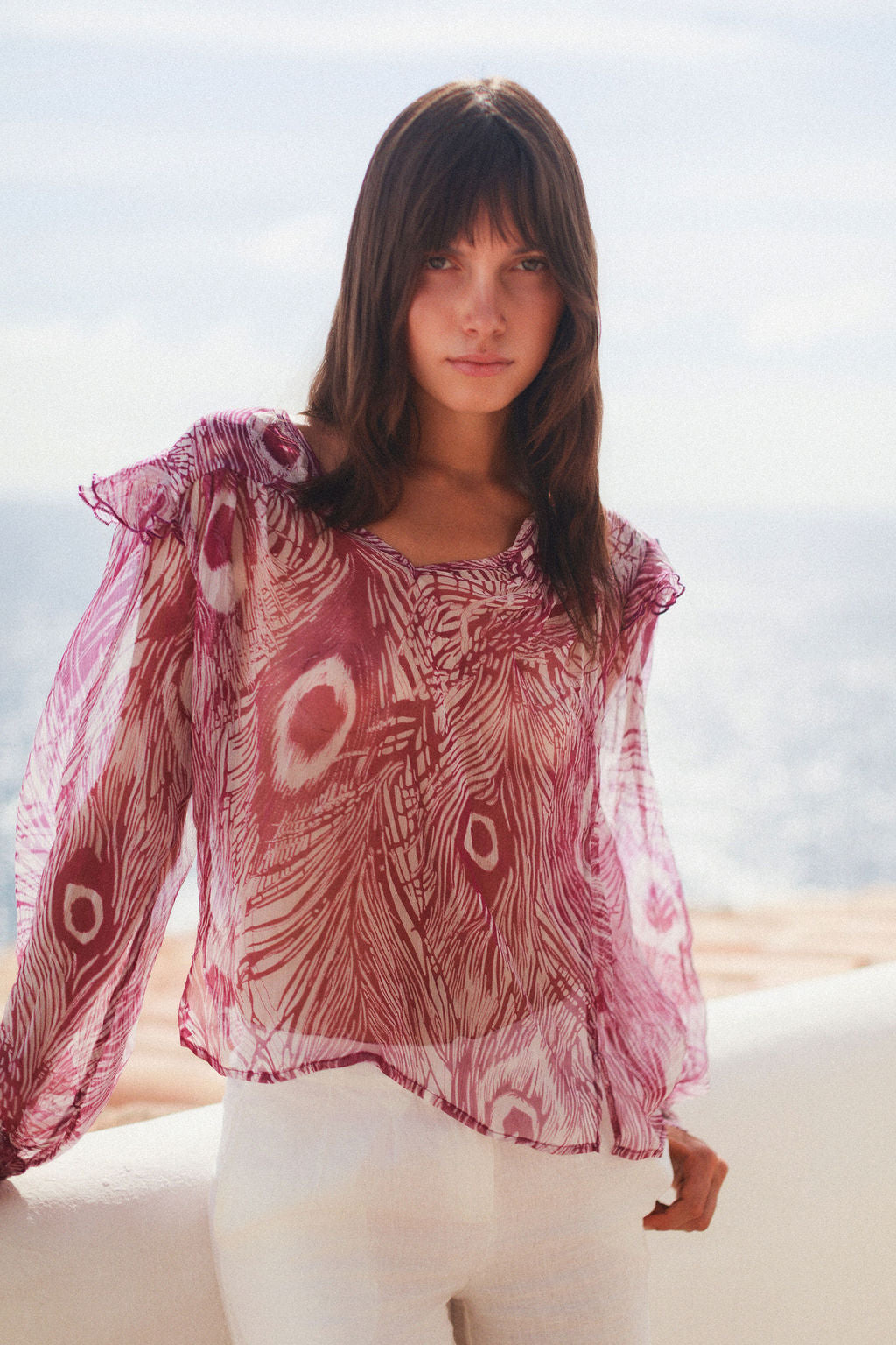 Catya Blouse - Peacock