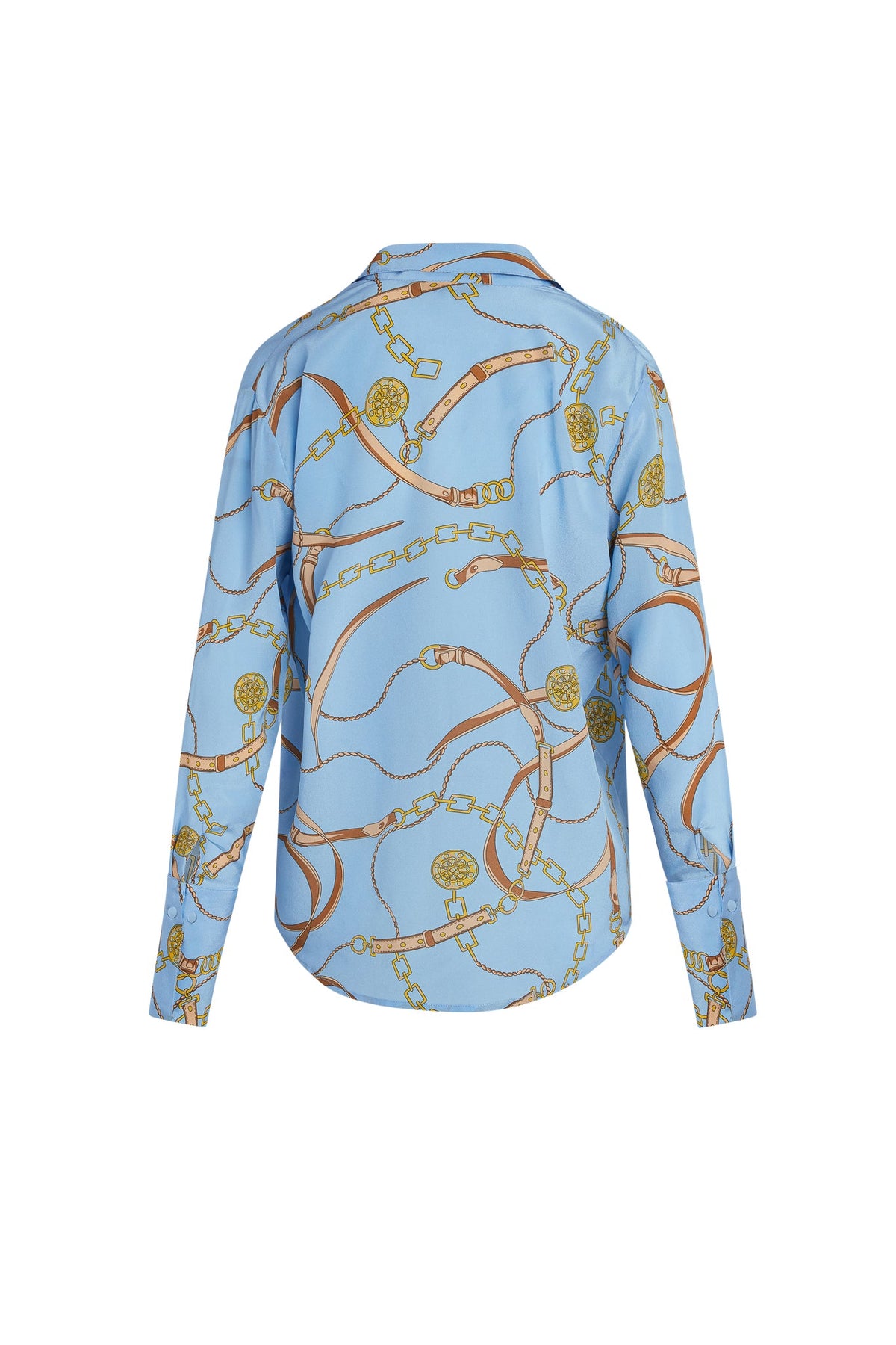 トップス Arts&Science silk blouse Daria French Cuff Silk Blouse - San Telmo