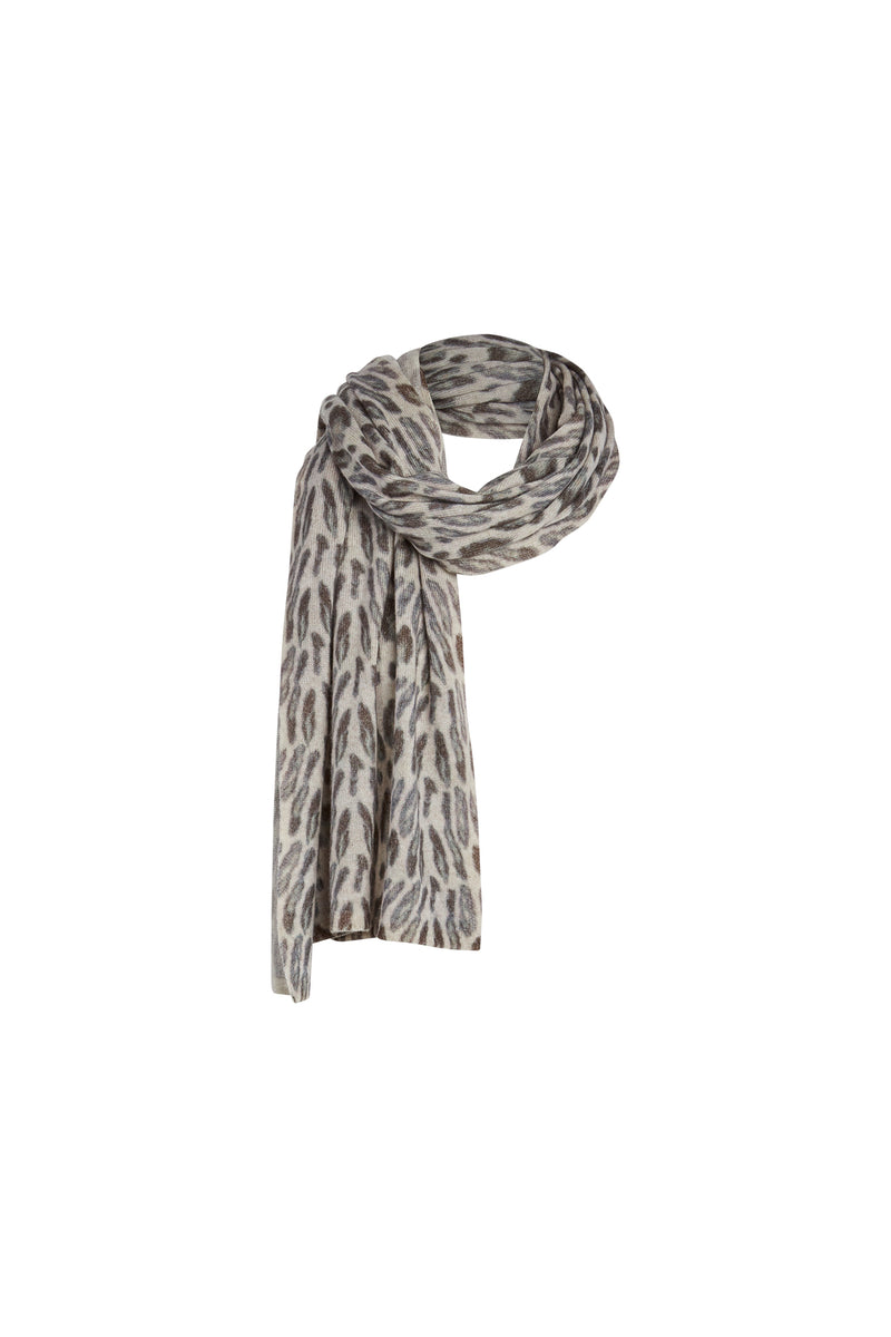 Cashmere Blankie / Scarf - New Leopard