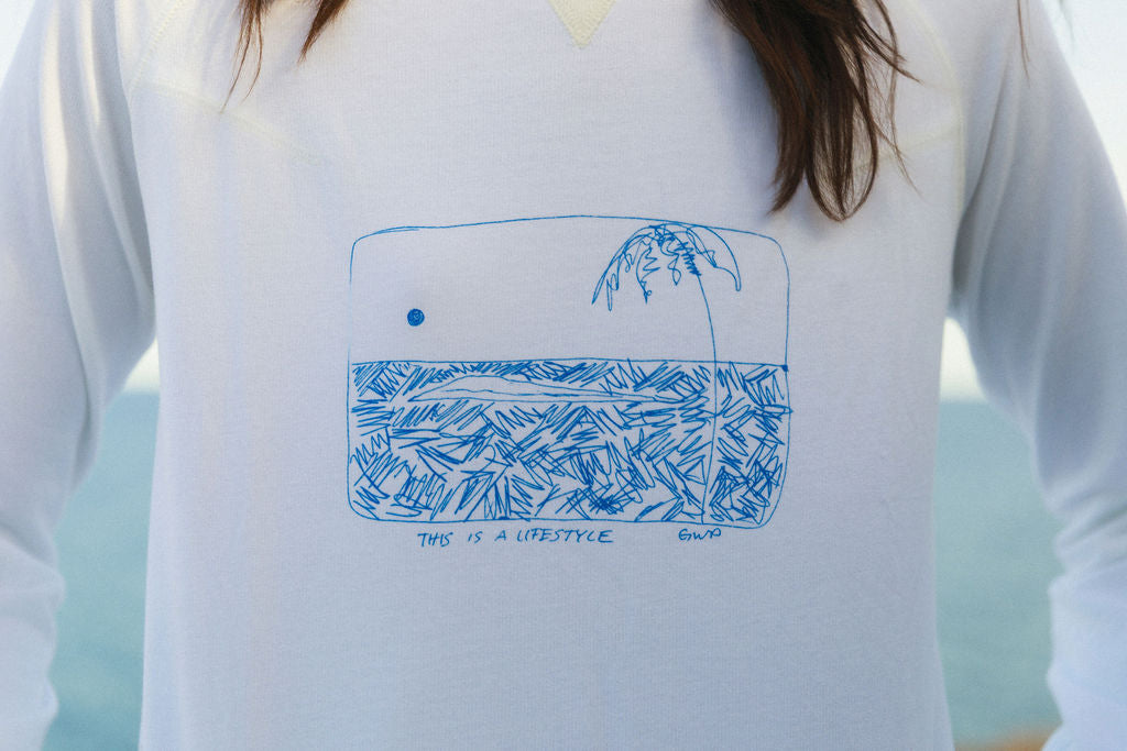 Embroidered Sweatshirt - This is a Lifestyle