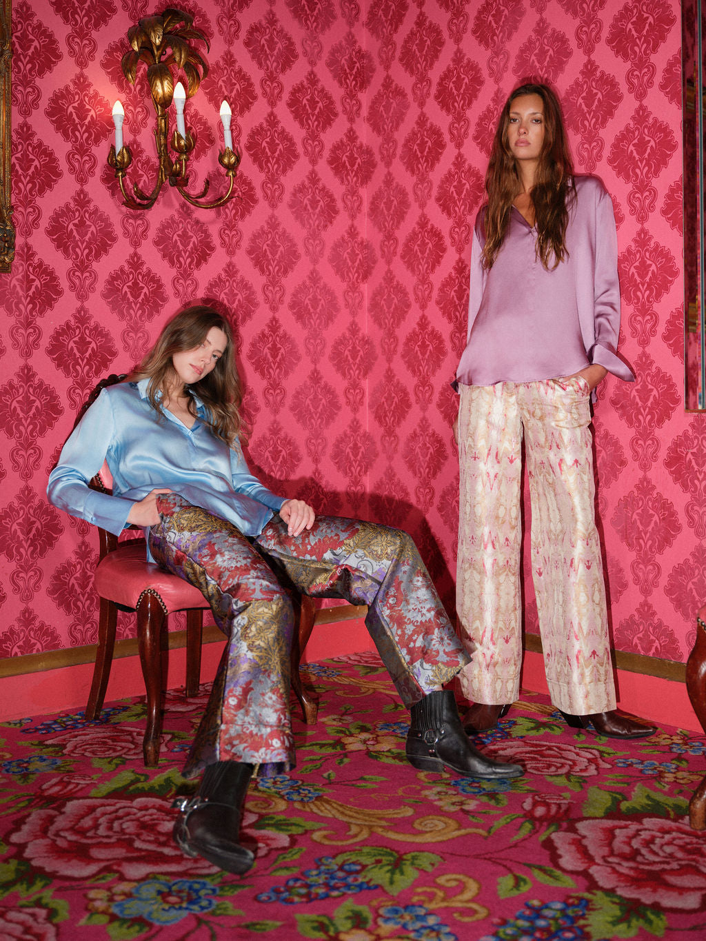 Jacquard Stella Pant - Tourmaline