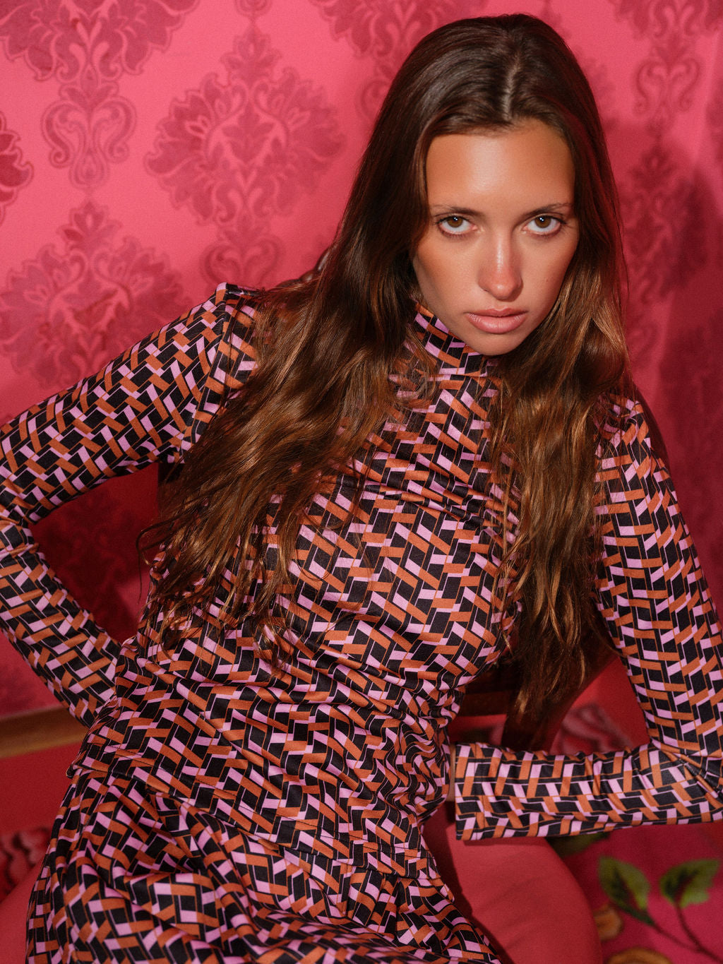 Diana Top - Retro Geo
