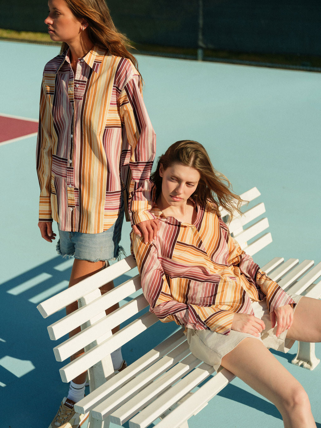 Sophie Blouse - Bardot Stripe