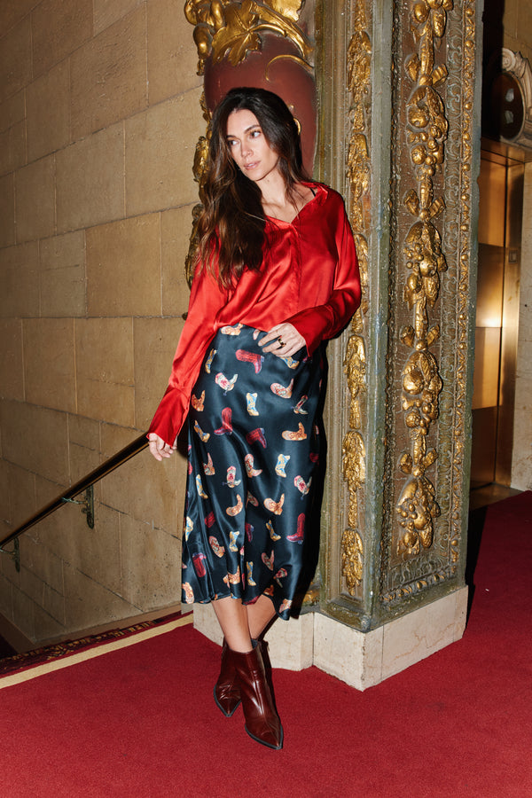 Siena Slip Skirt - Boots