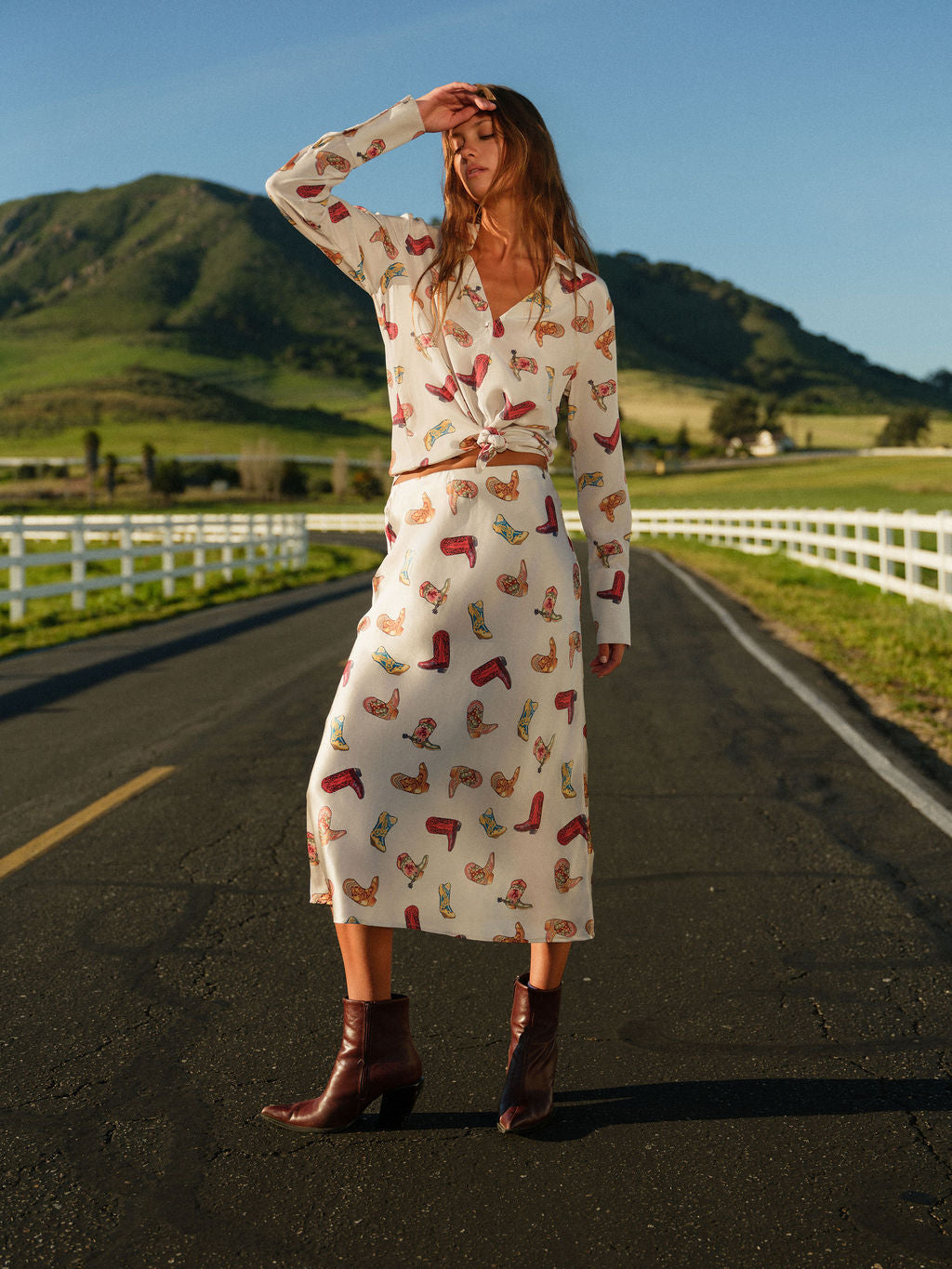 Siena Slip Skirt - Silver Boots