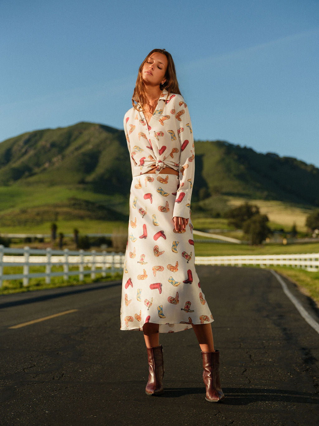 Siena Slip Skirt - Silver Boots