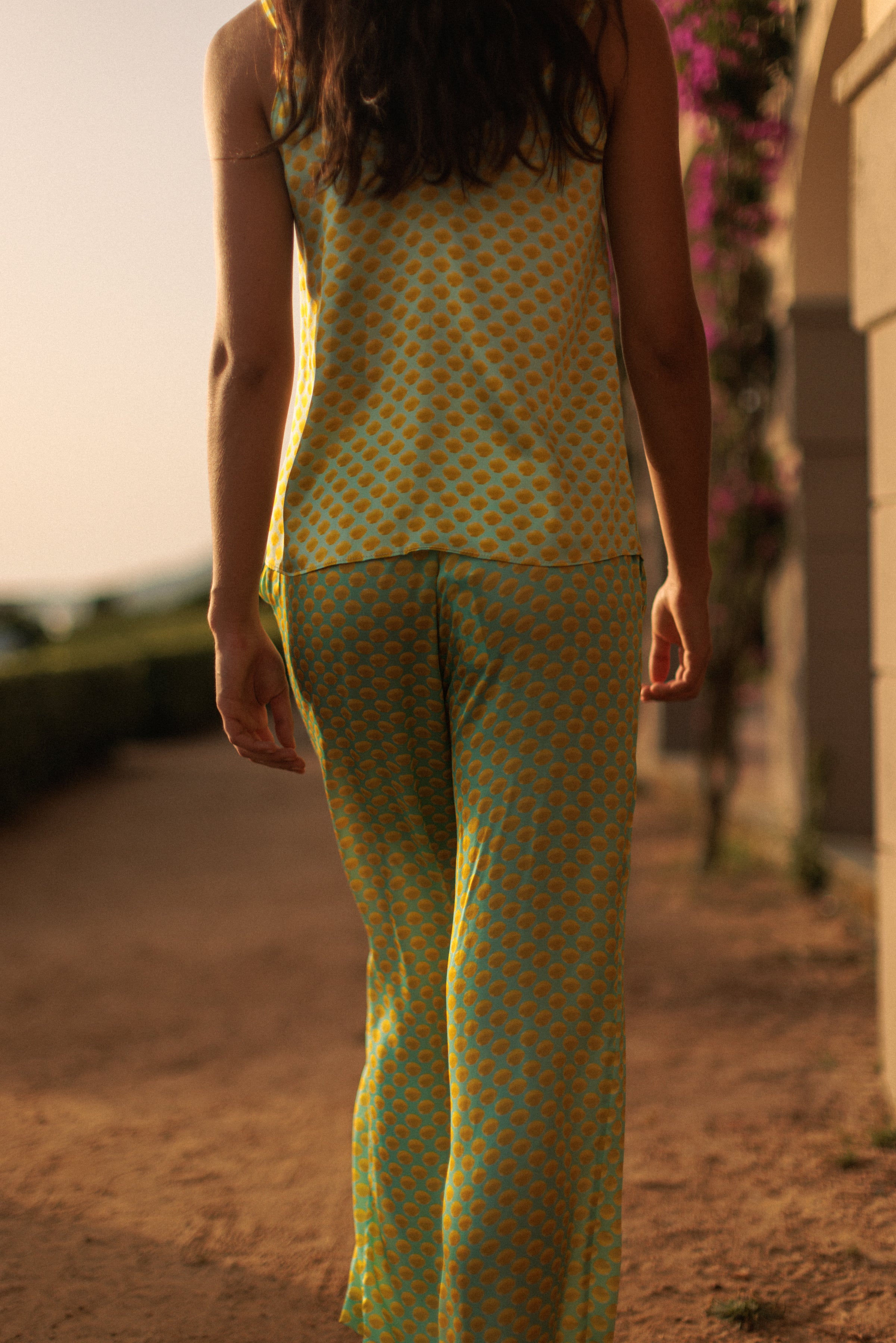 Silk Pant - Limon Blue (Mini)