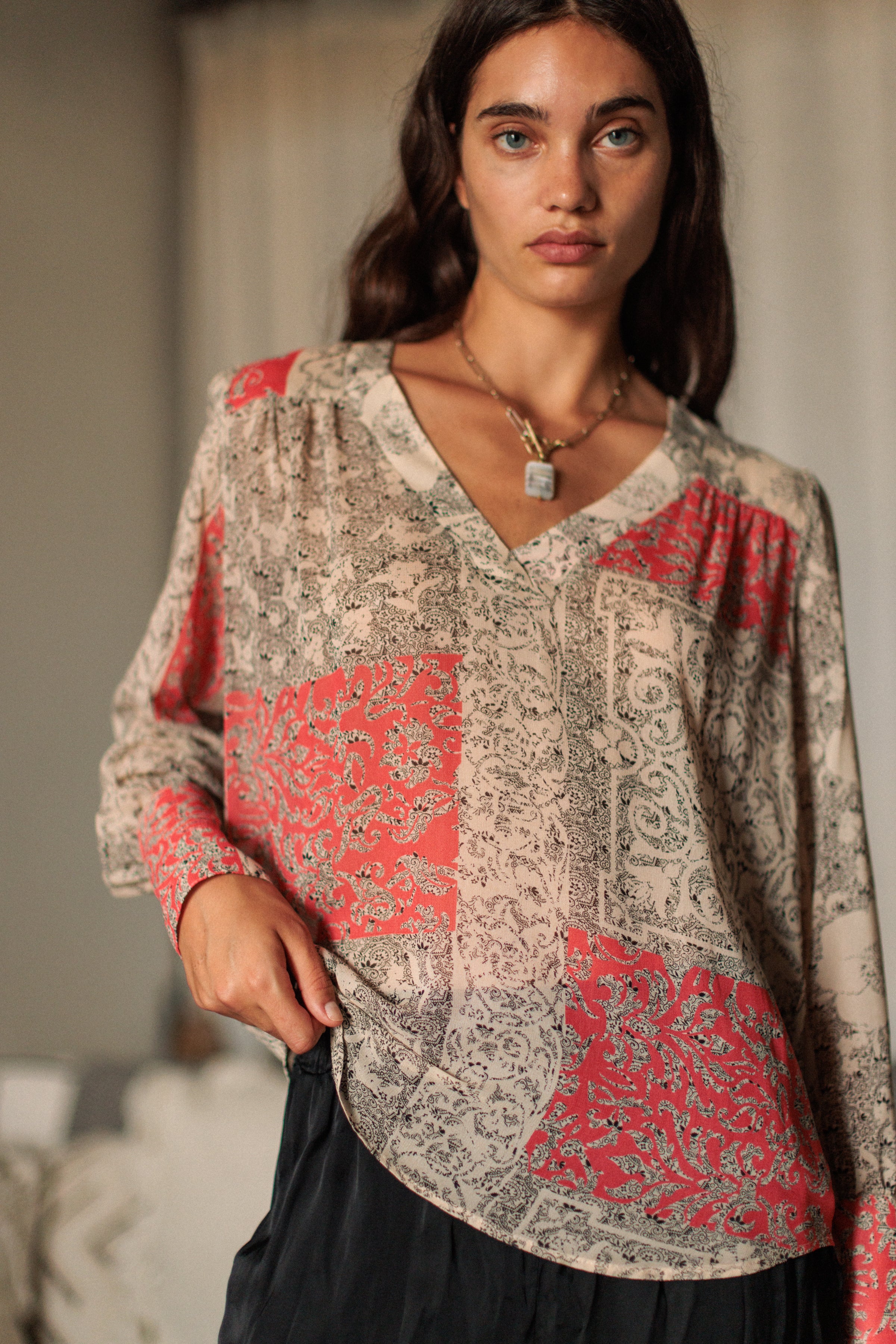 Zaria Blouse - Capri