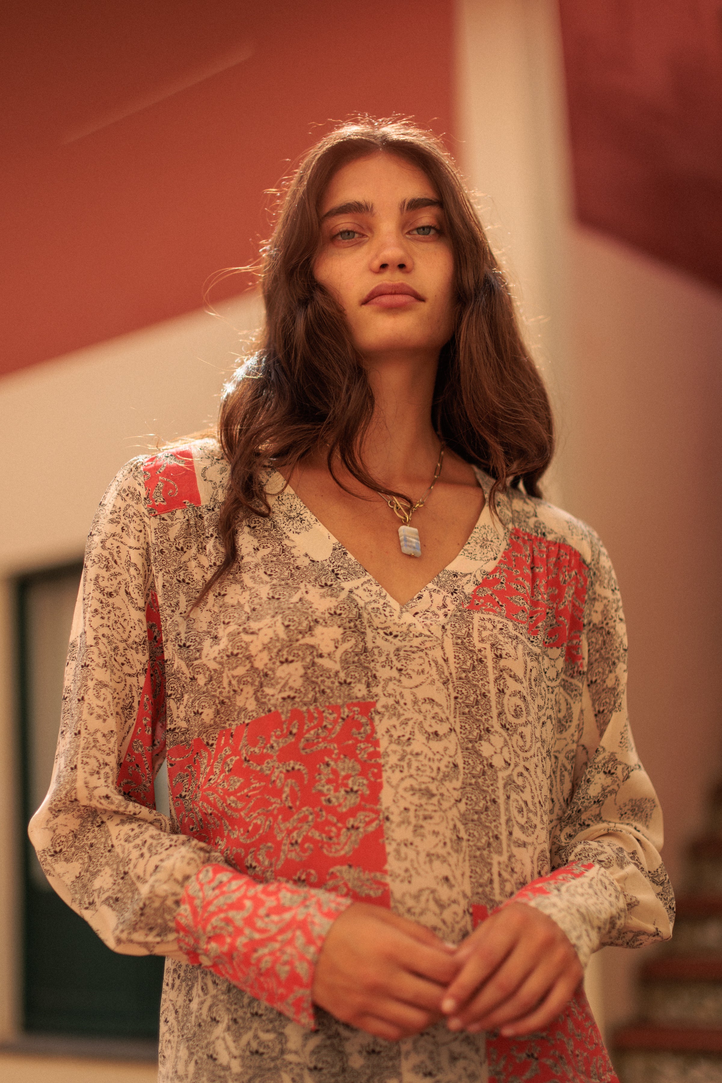 Zaria Blouse - Capri