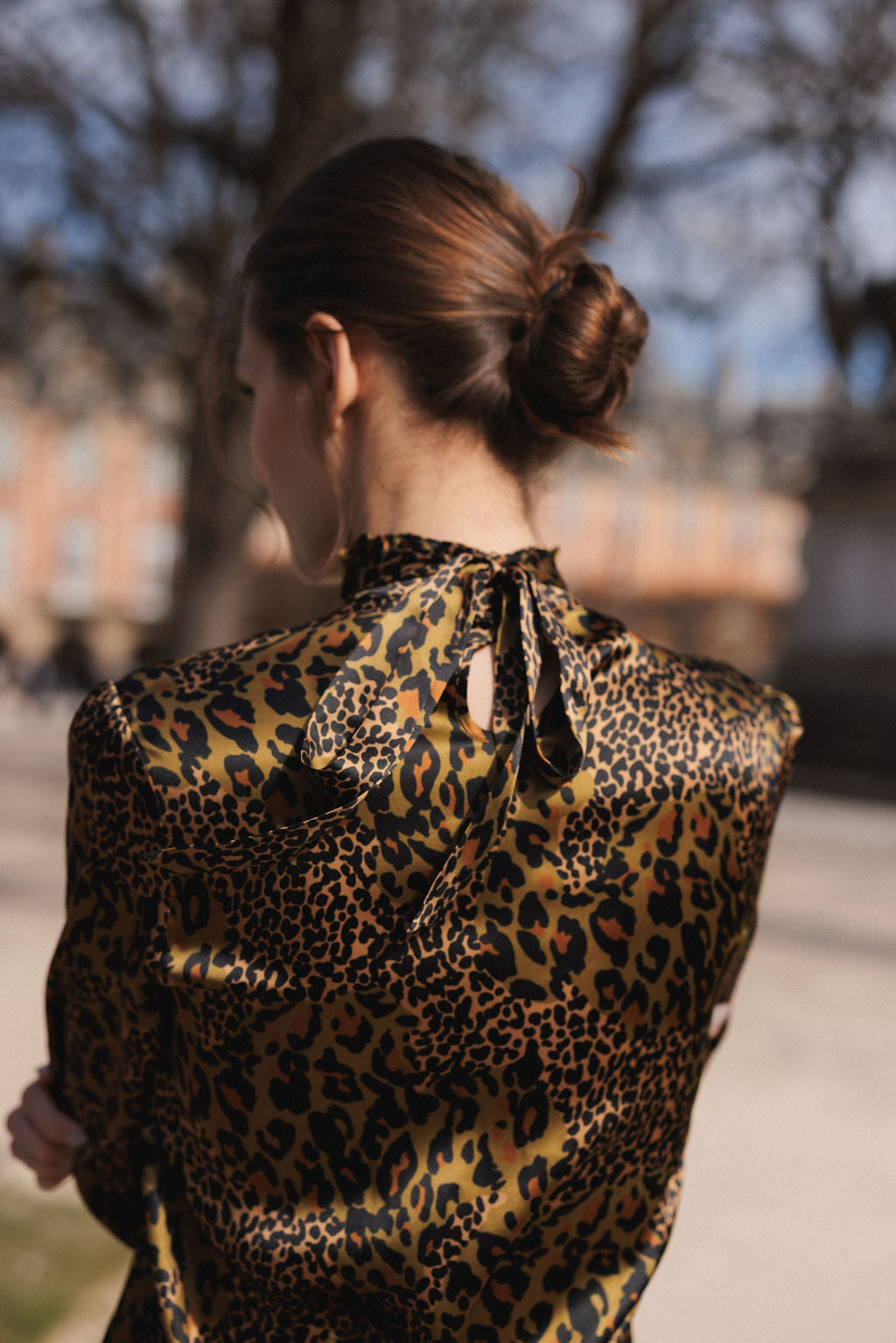 Keira Blouse - Mixed Leopard