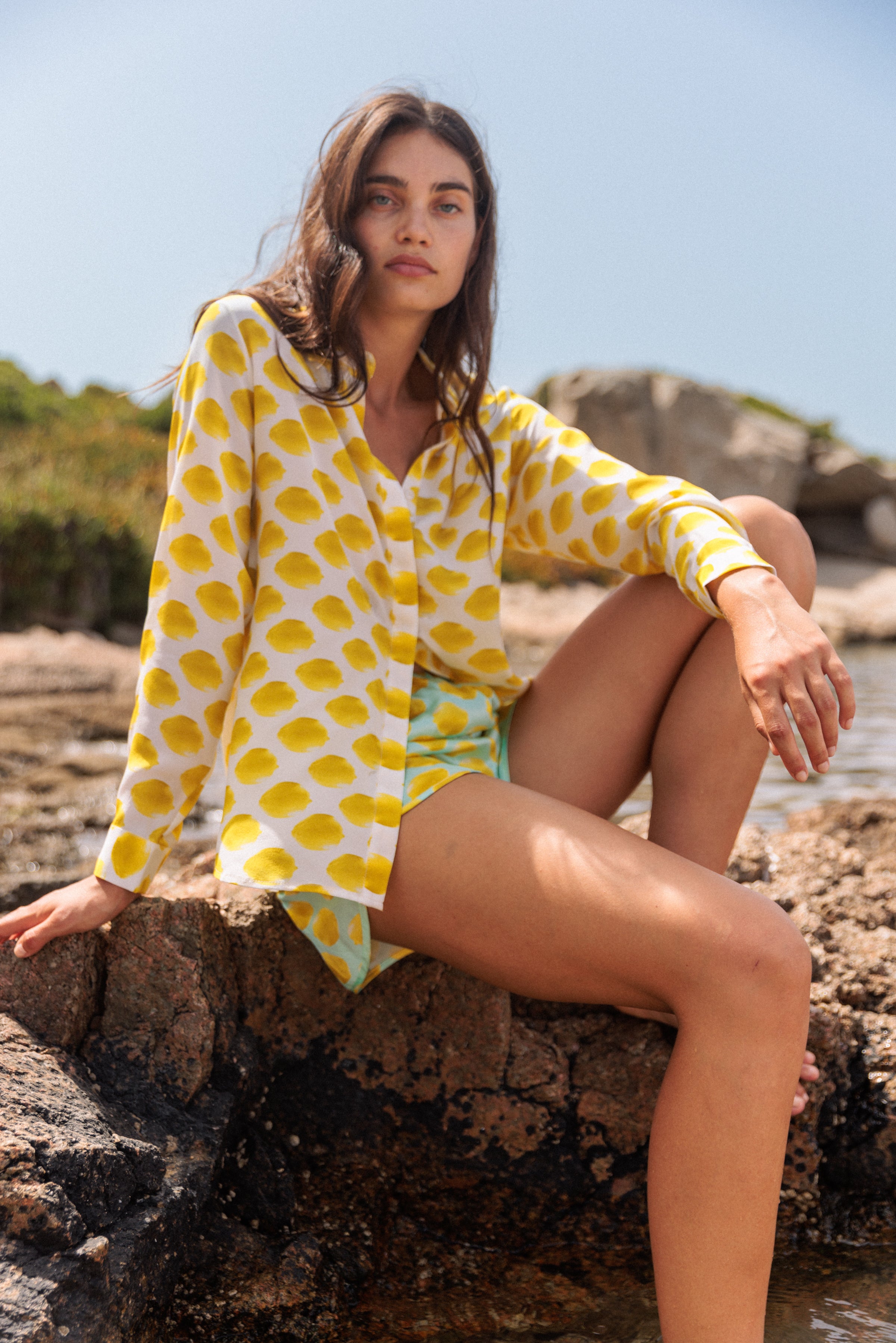 Sophie Blouse - Limon White