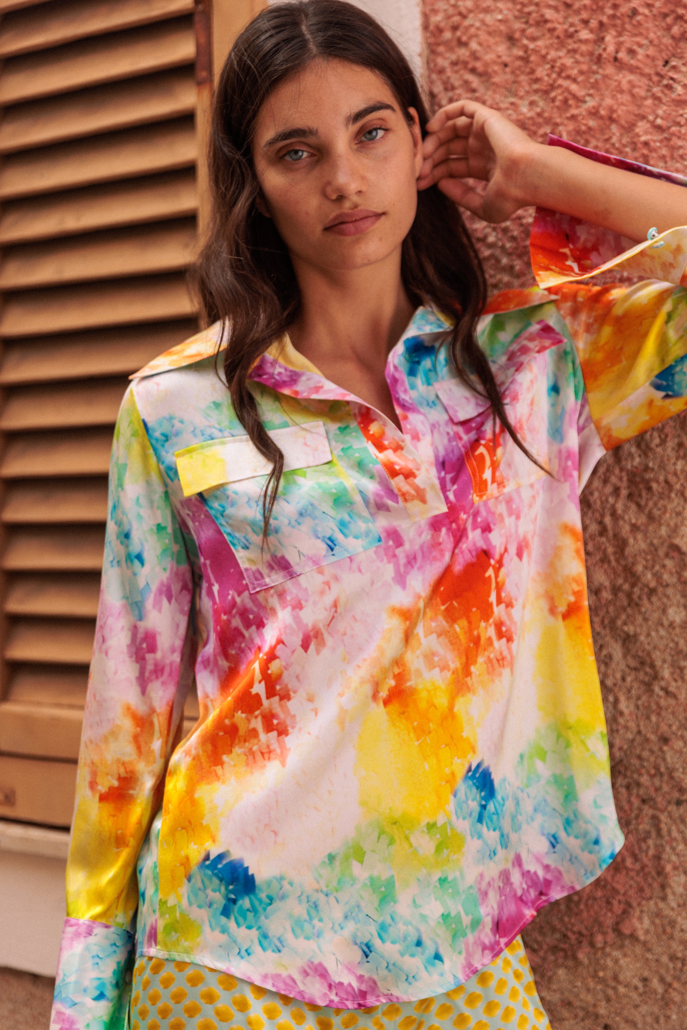 Kaia Blouse - Rainbow Moodboard