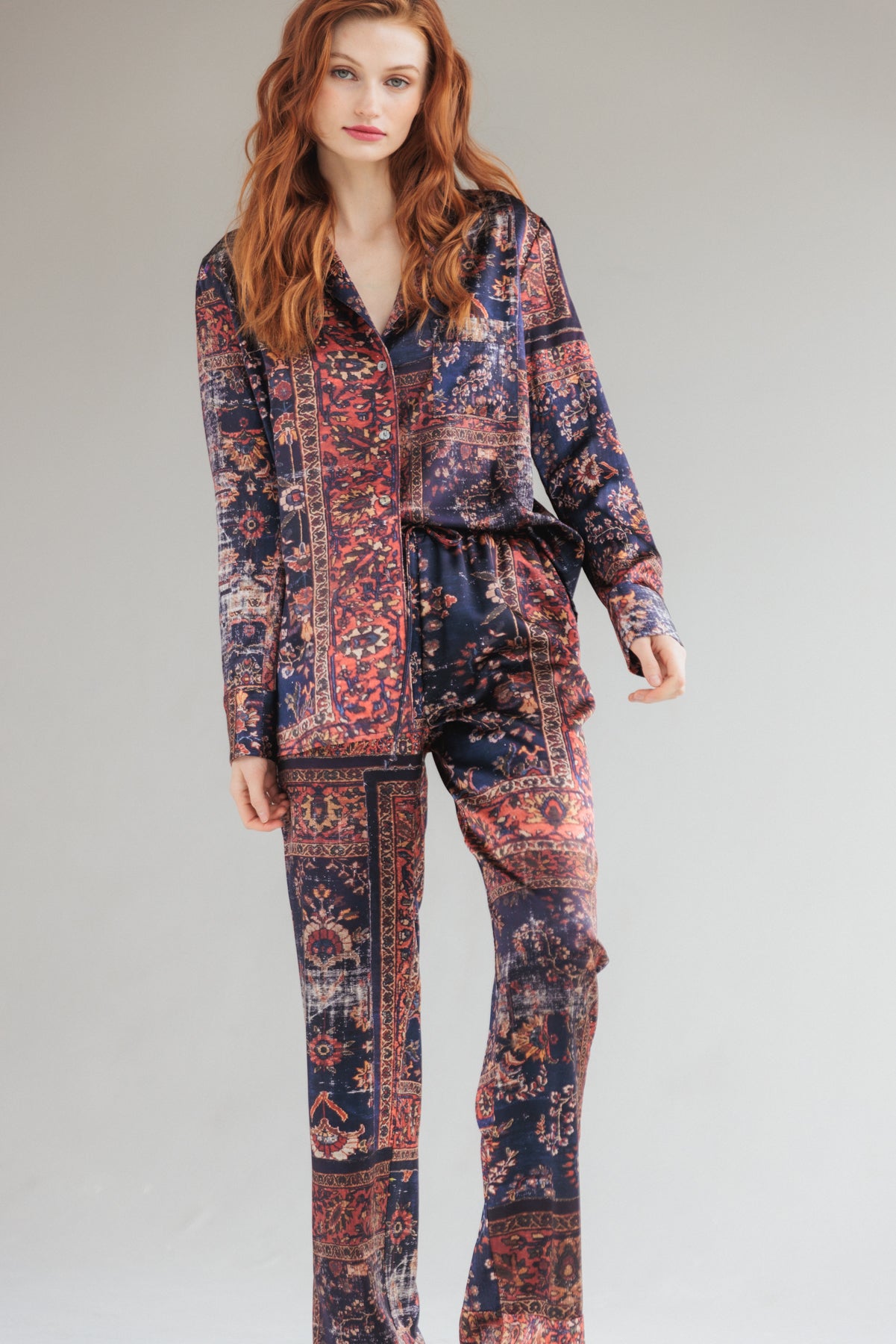 Parisa Silk Blouse - Tapestry